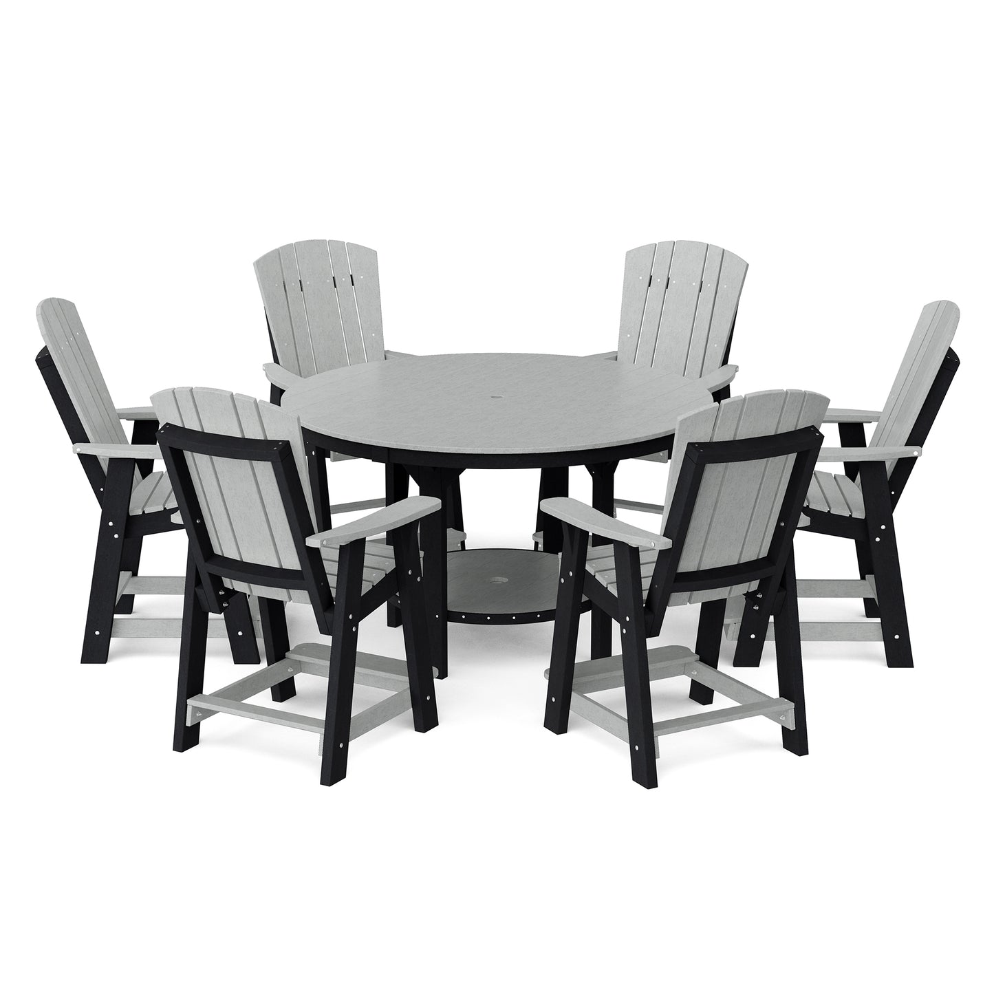 Wildridge Heritage 7 Piece 60" Pub Counter Set - LEAD TIME TO SHIP 4 TO 6 WEEKS