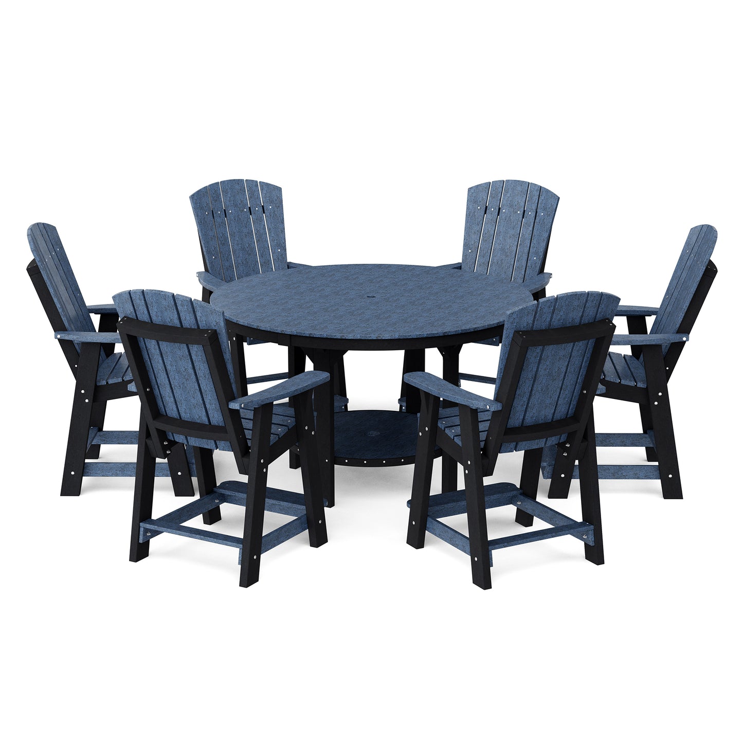 Wildridge Heritage 7 Piece 60" Pub Counter Set - LEAD TIME TO SHIP 4 TO 6 WEEKS