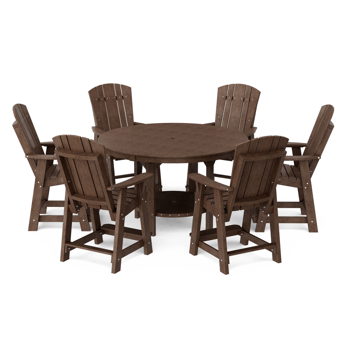 Wildridge Heritage 7 Piece 60" Pub Counter Set - LEAD TIME TO SHIP 4 TO 6 WEEKS