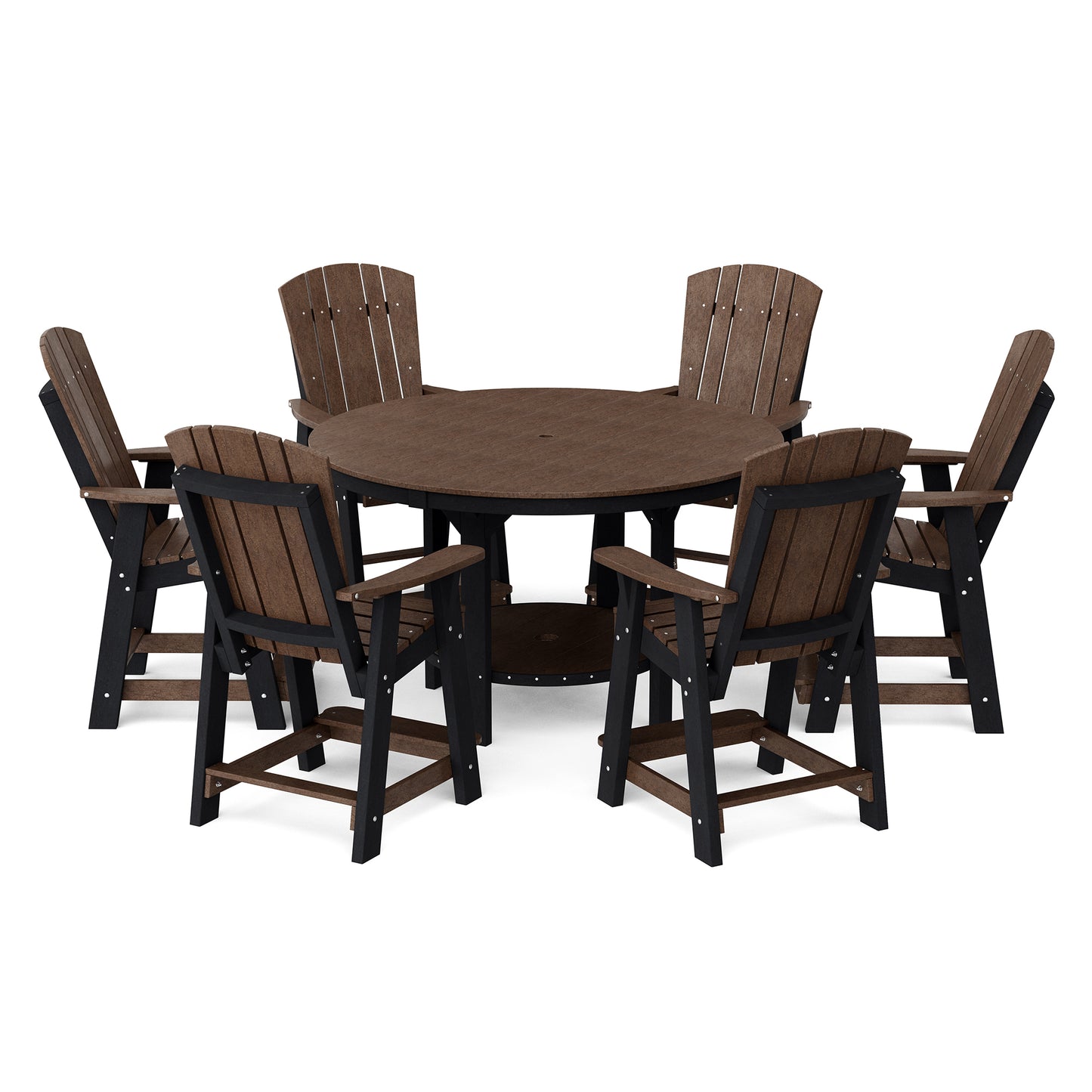 Wildridge Heritage 7 Piece 60" Pub Counter Set - LEAD TIME TO SHIP 4 TO 6 WEEKS