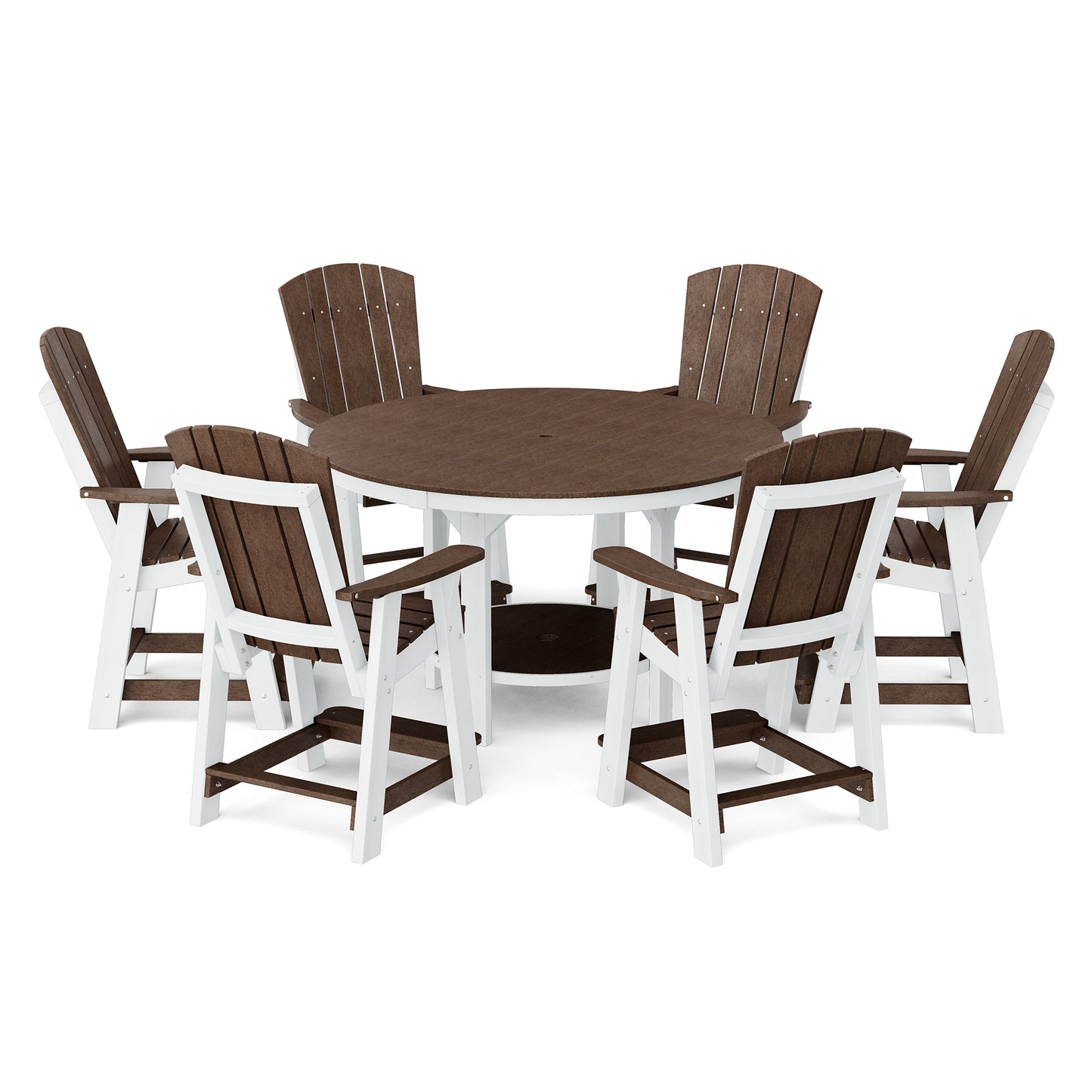 Wildridge Heritage 7 Piece 60" Pub Counter Set - LEAD TIME TO SHIP 4 TO 6 WEEKS
