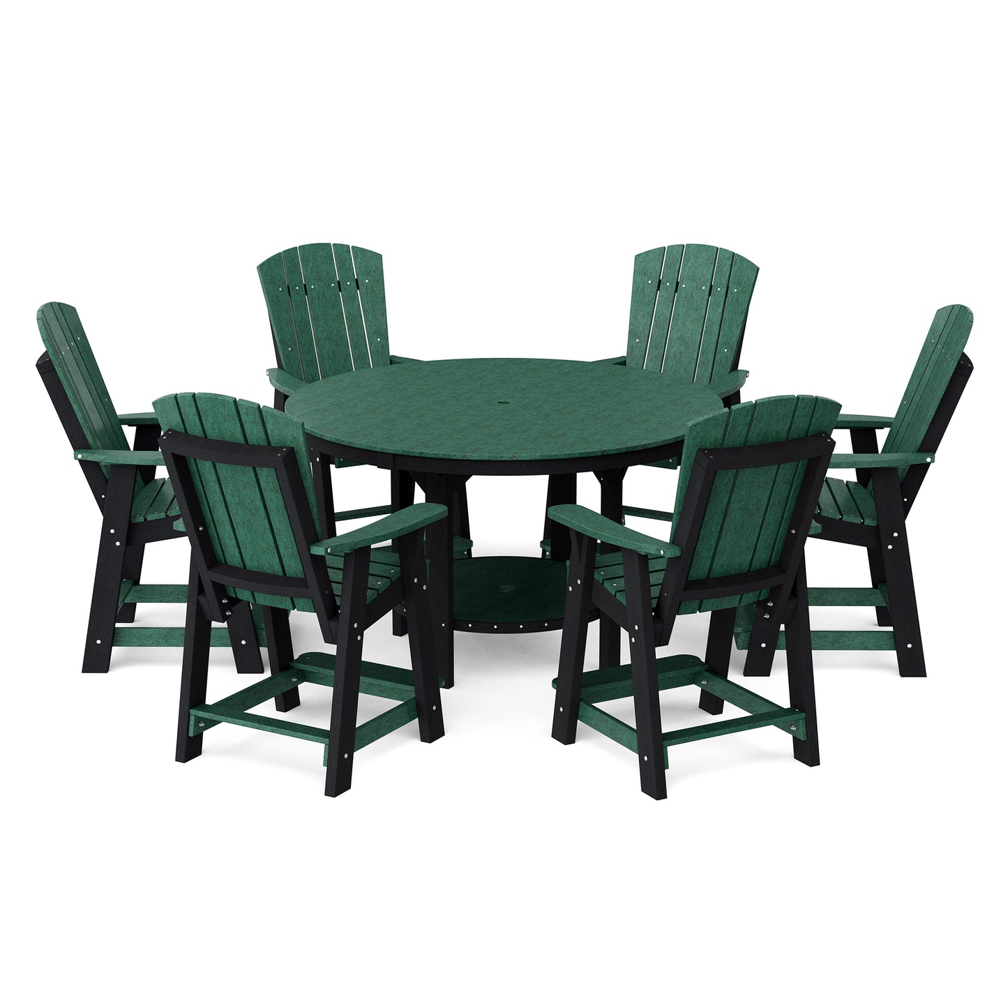 Wildridge Heritage 7 Piece 60" Pub Counter Set - LEAD TIME TO SHIP 4 TO 6 WEEKS
