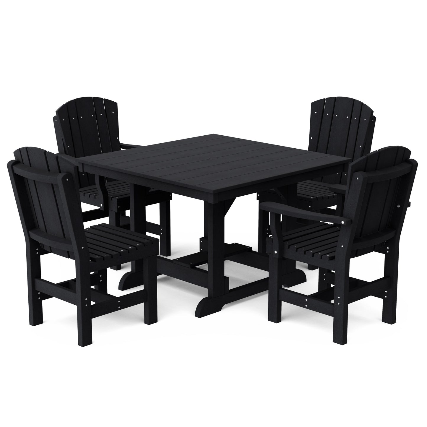 Wildridge Heritage 5-Piece 44" x 44" Dining Set - LEAD TIME TO SHIP 3 WEEKS OR LESS