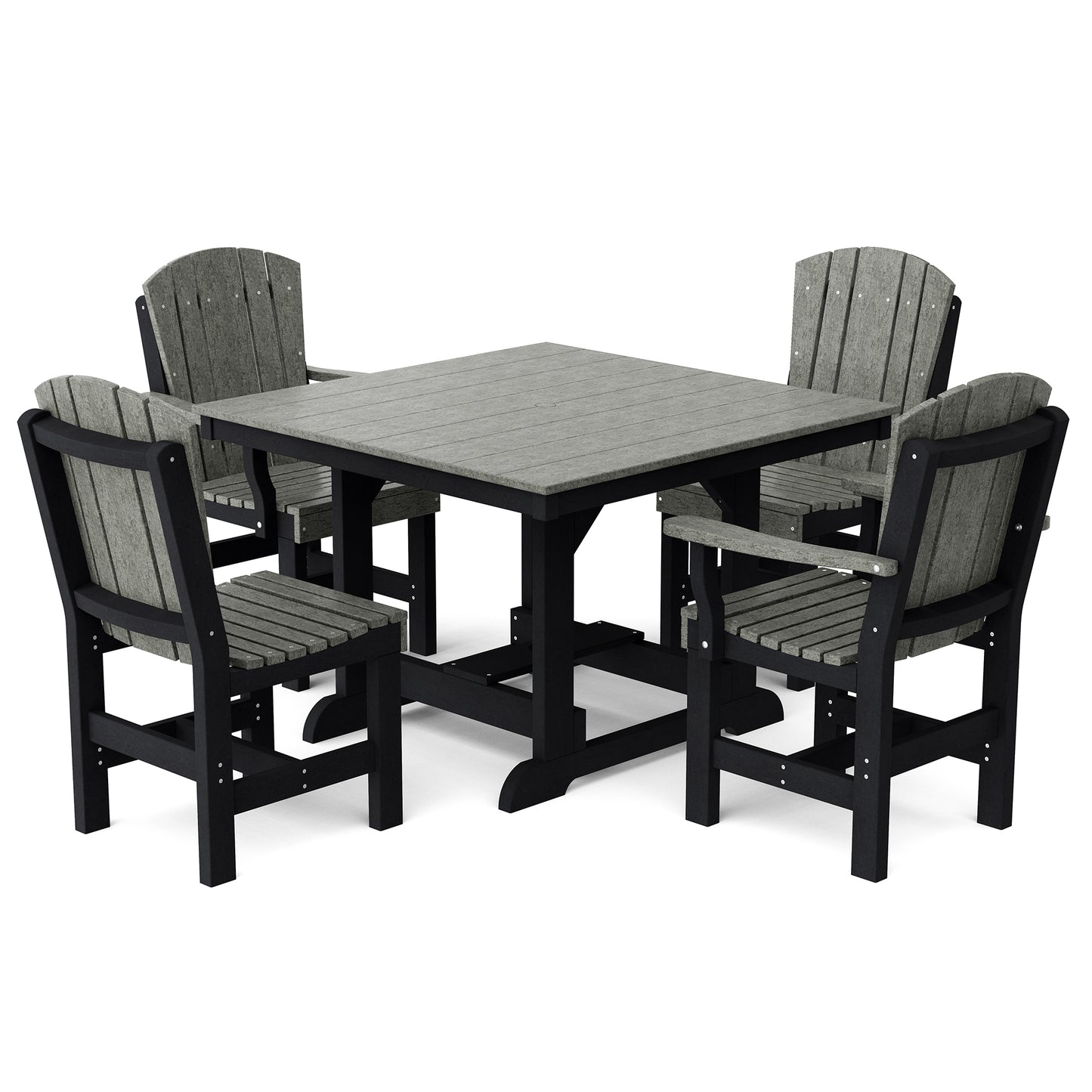 Wildridge Heritage 5-Piece 44" x 44" Dining Set - LEAD TIME TO SHIP 3 WEEKS OR LESS