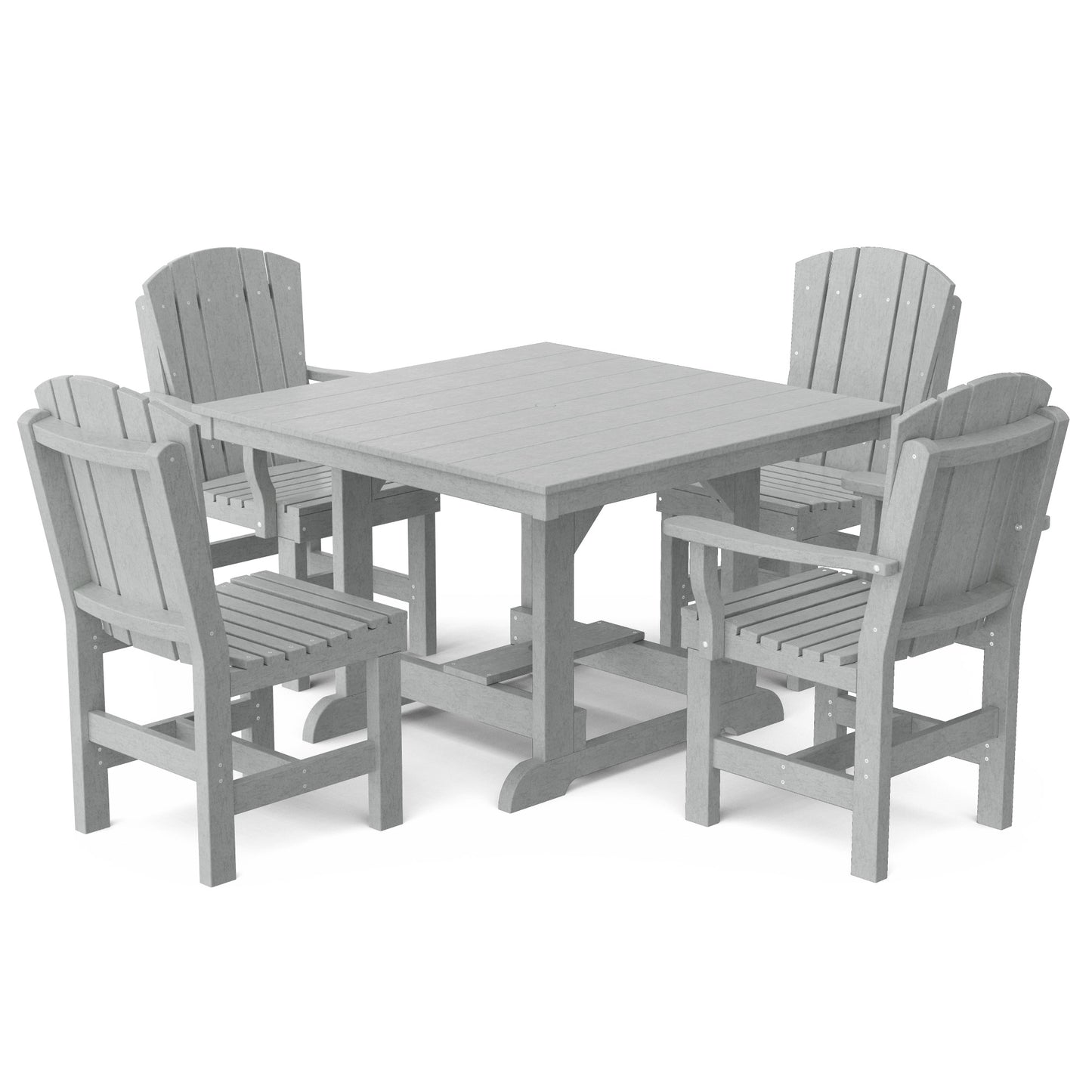 Wildridge Heritage 5-Piece 44" x 44" Dining Set - LEAD TIME TO SHIP 3 WEEKS OR LESS
