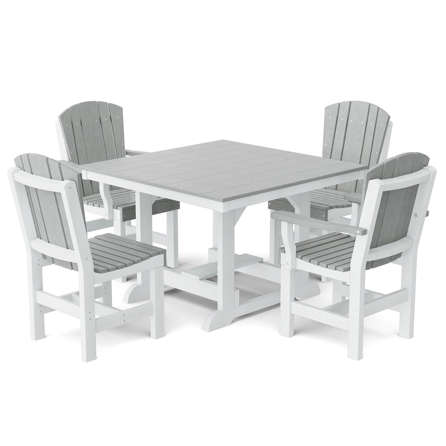 Wildridge Heritage 5-Piece 44" x 44" Dining Set - LEAD TIME TO SHIP 3 WEEKS OR LESS