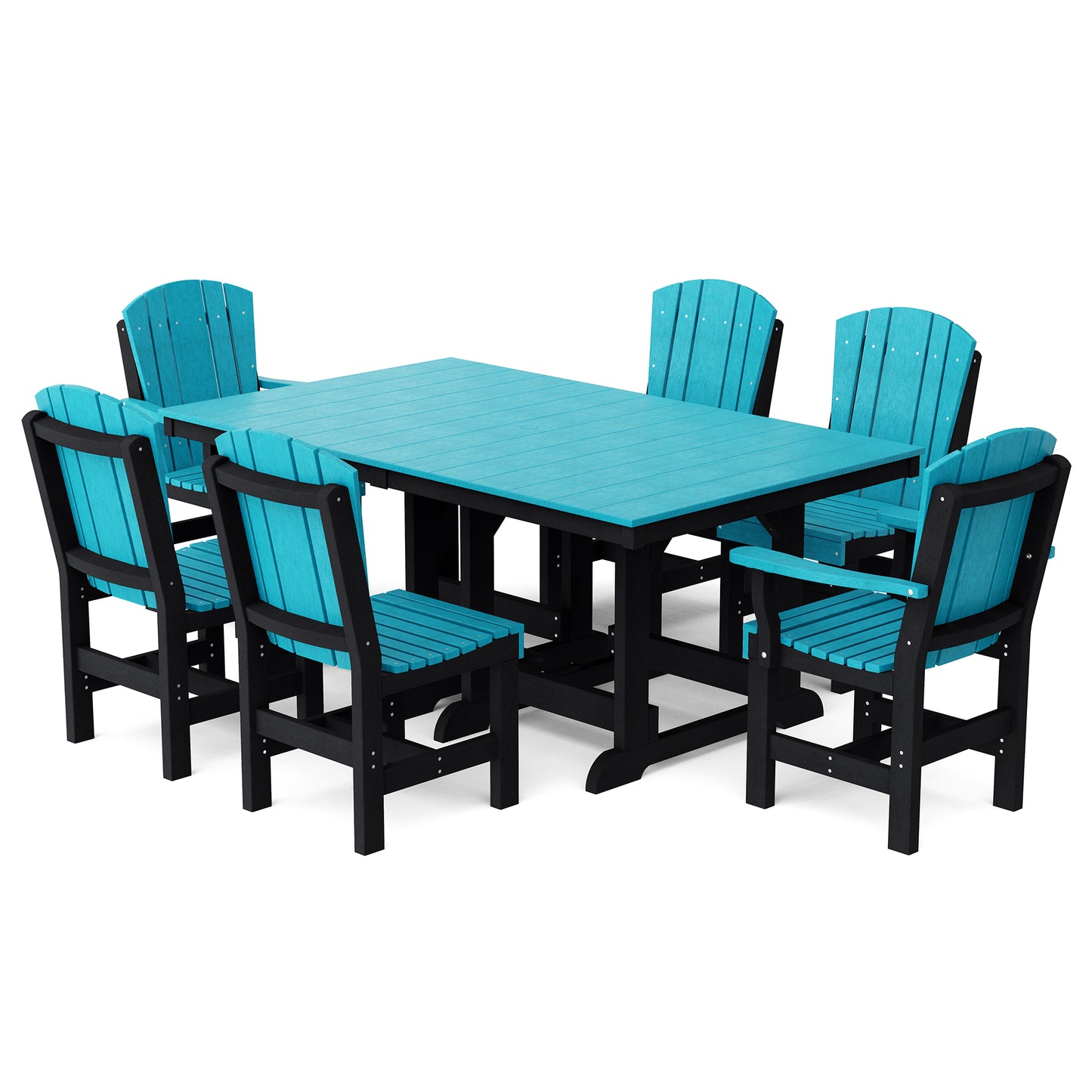 Wildridge Heritage 7-Piece 44”x72” Table Dining Set - LEAD TIME TO SHIP 4 TO 6 WEEKS