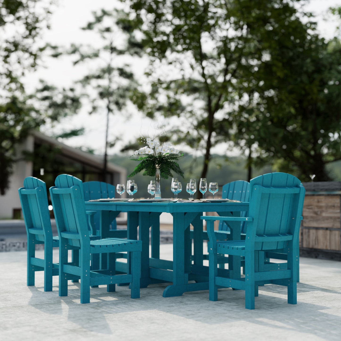 Wildridge Heritage 7-Piece 44”x72” Table Dining Set - LEAD TIME TO SHIP 4 TO 6 WEEKS