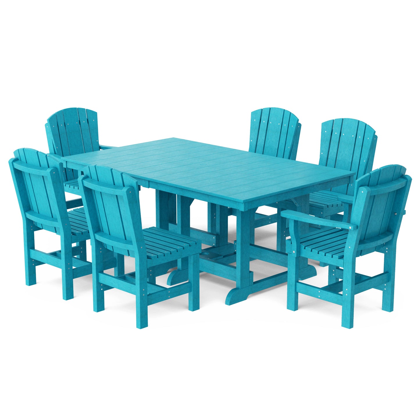 Wildridge Heritage 7-Piece 44”x72” Table Dining Set - LEAD TIME TO SHIP 4 TO 6 WEEKS