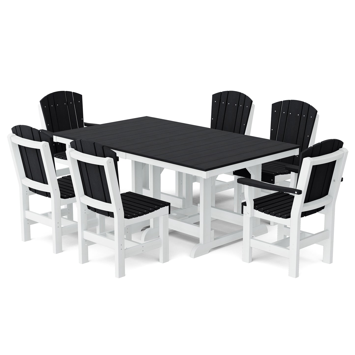 Wildridge Heritage 7-Piece 44”x72” Table Dining Set - LEAD TIME TO SHIP 4 TO 6 WEEKS