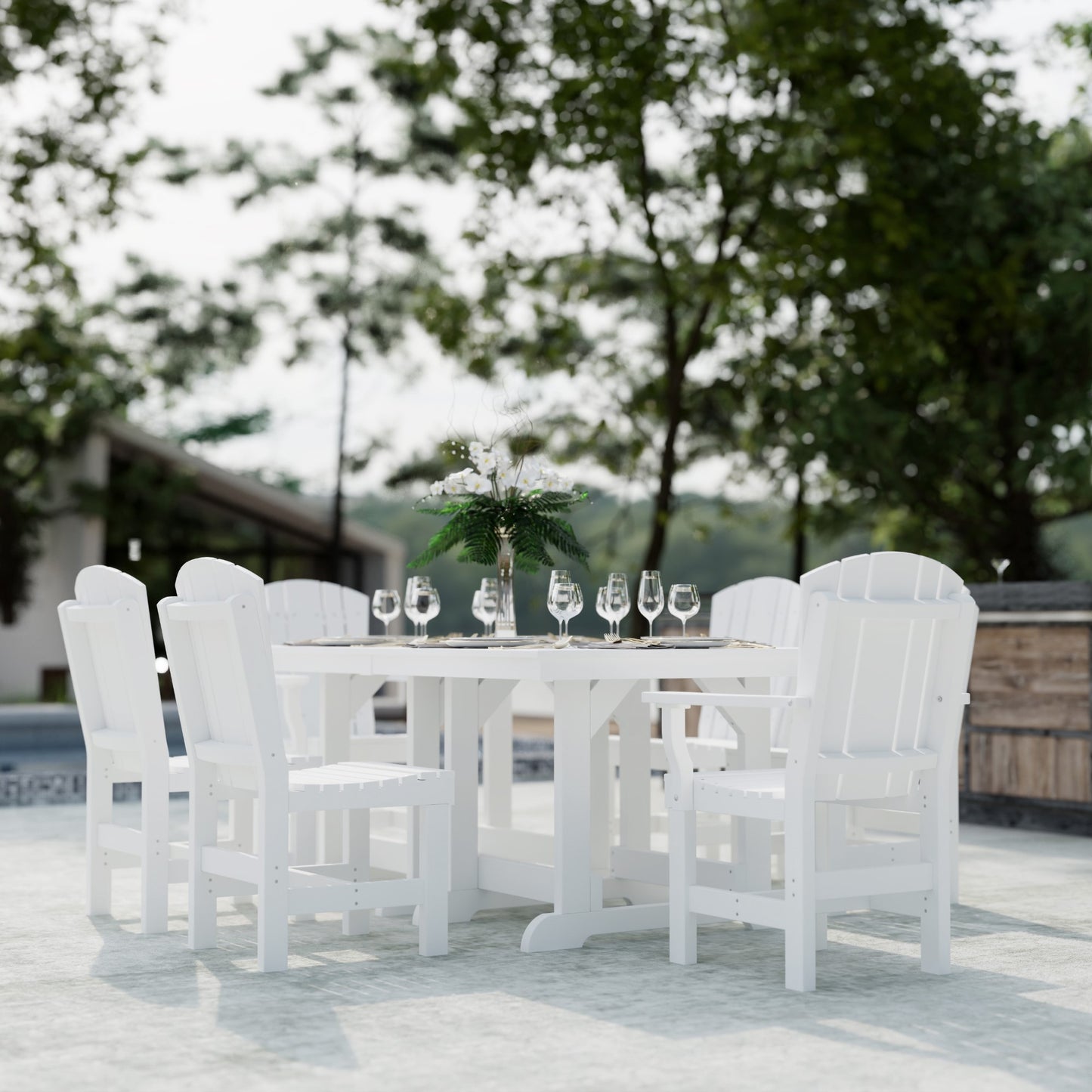 Wildridge Heritage 7-Piece 44”x72” Table Dining Set - LEAD TIME TO SHIP 4 TO 6 WEEKS
