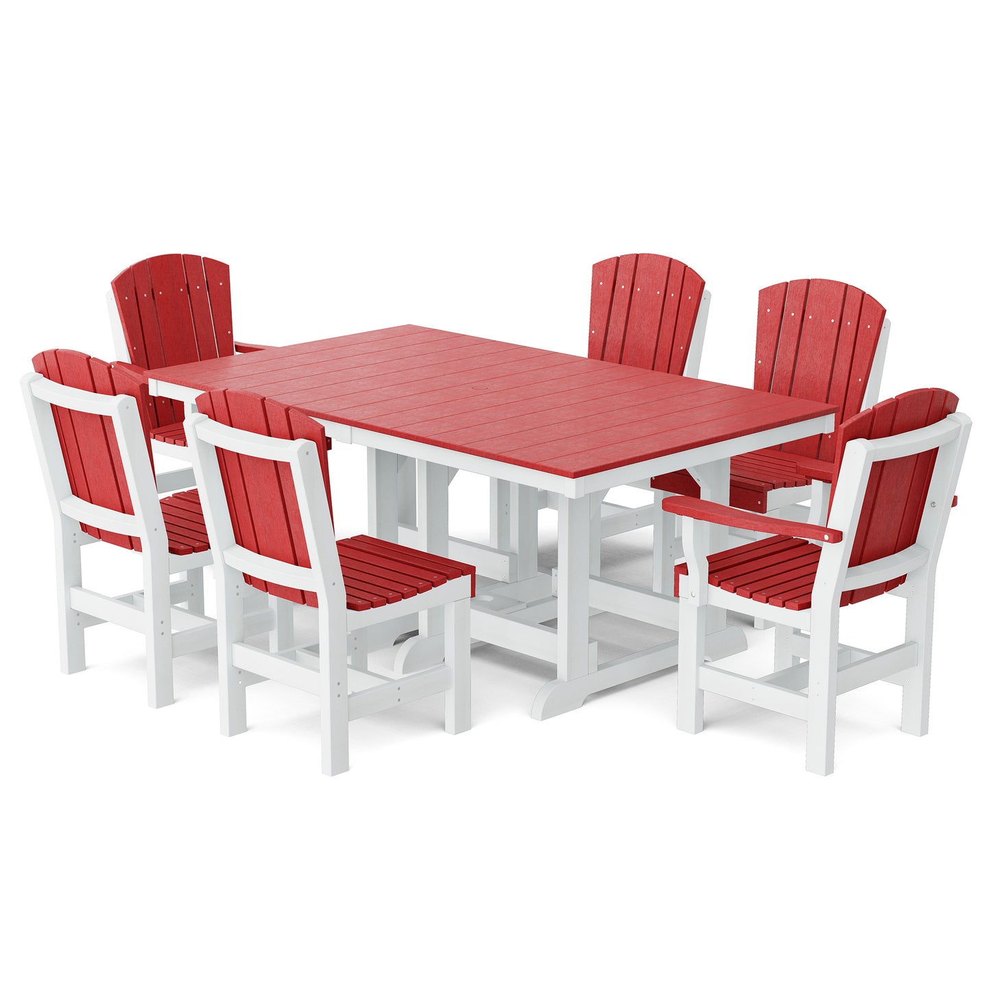 Wildridge Heritage 7-Piece 44”x72” Table Dining Set - LEAD TIME TO SHIP 4 TO 6 WEEKS