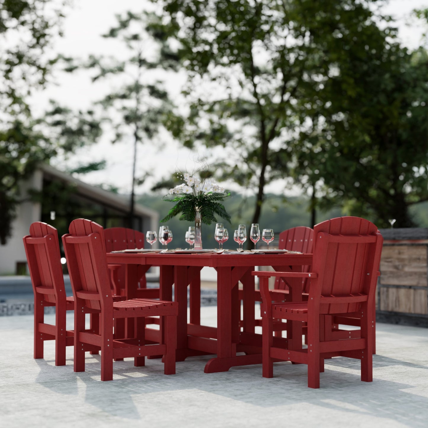 Wildridge Heritage 7-Piece 44”x72” Table Dining Set - LEAD TIME TO SHIP 4 TO 6 WEEKS