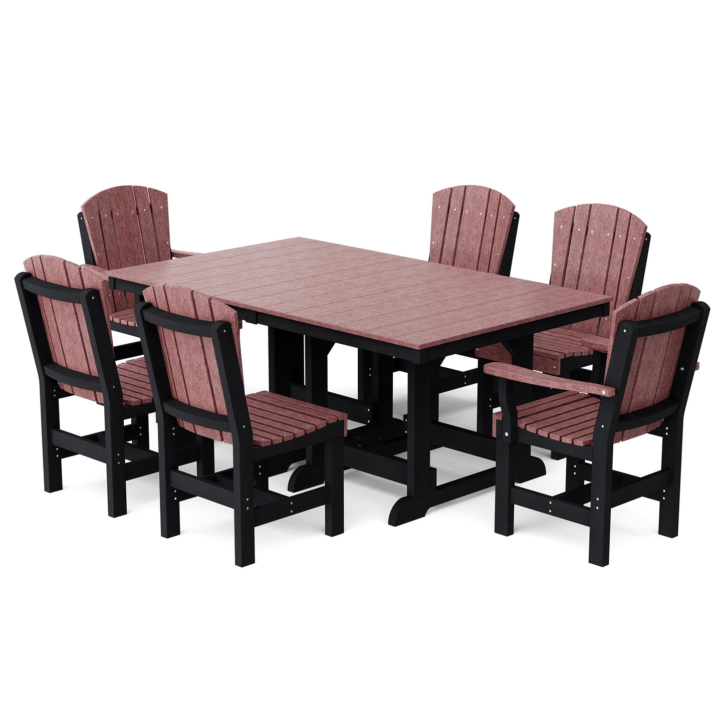 Wildridge Heritage 7-Piece 44”x72” Table Dining Set - LEAD TIME TO SHIP 4 TO 6 WEEKS