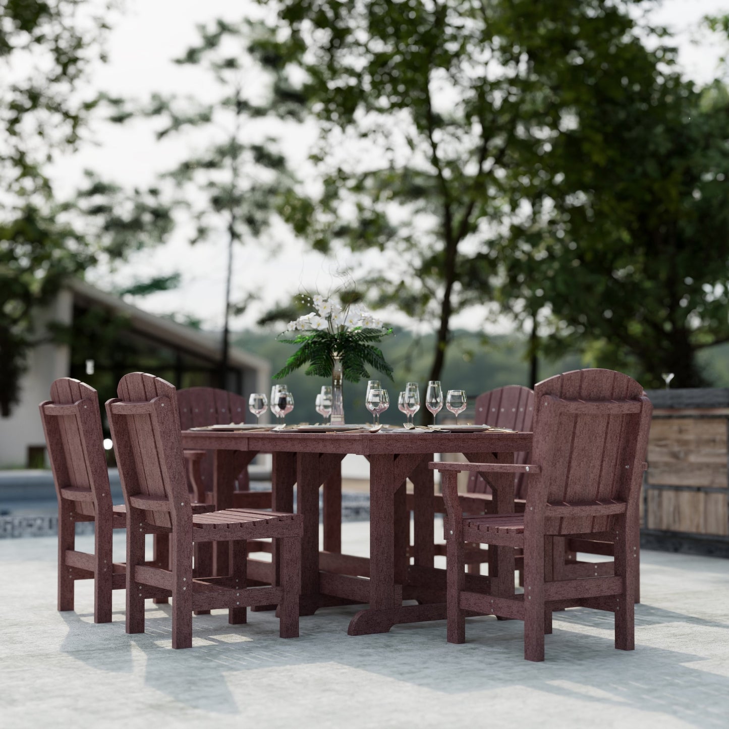 Wildridge Heritage 7-Piece 44”x72” Table Dining Set - LEAD TIME TO SHIP 4 TO 6 WEEKS