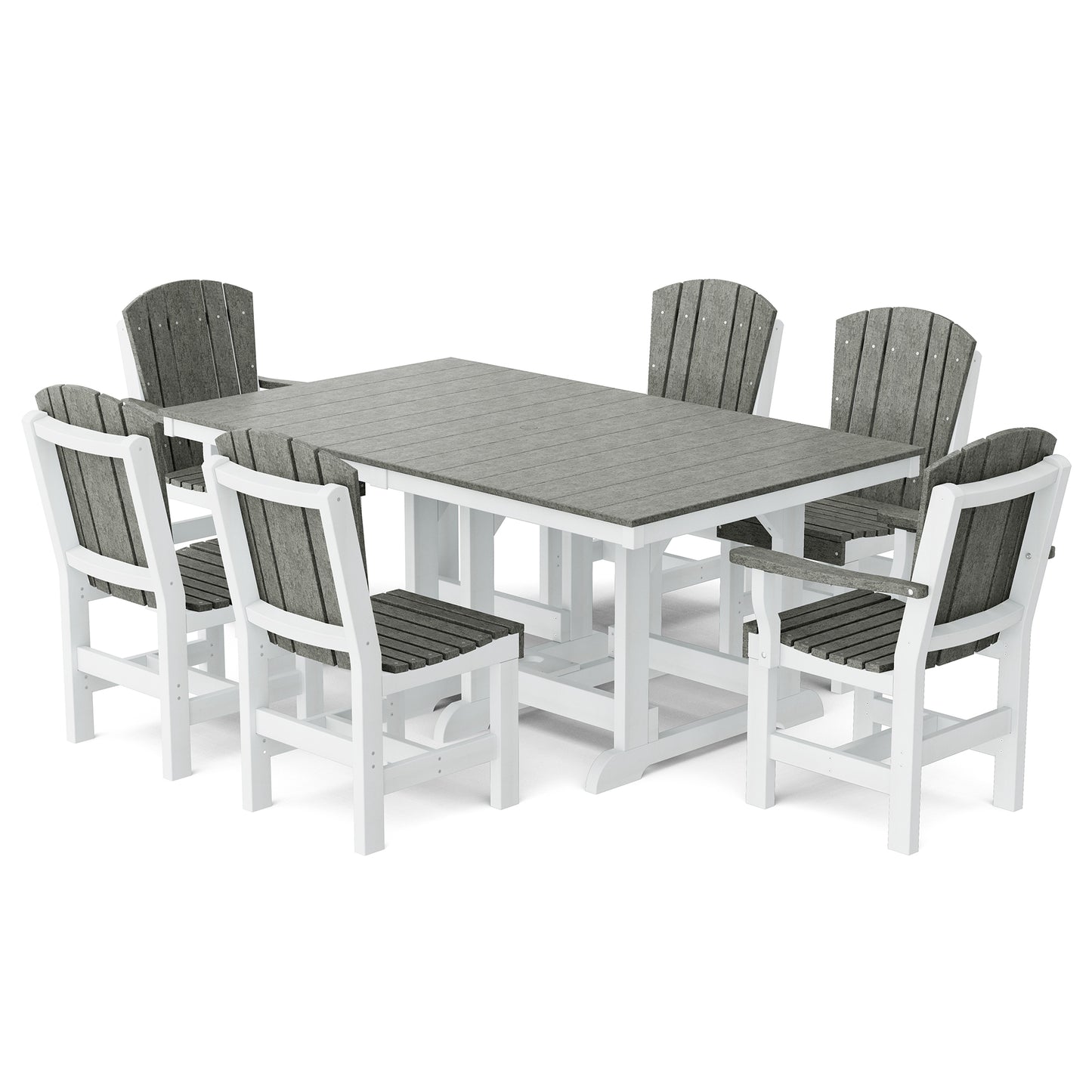 Wildridge Heritage 7-Piece 44”x72” Table Dining Set - LEAD TIME TO SHIP 4 TO 6 WEEKS