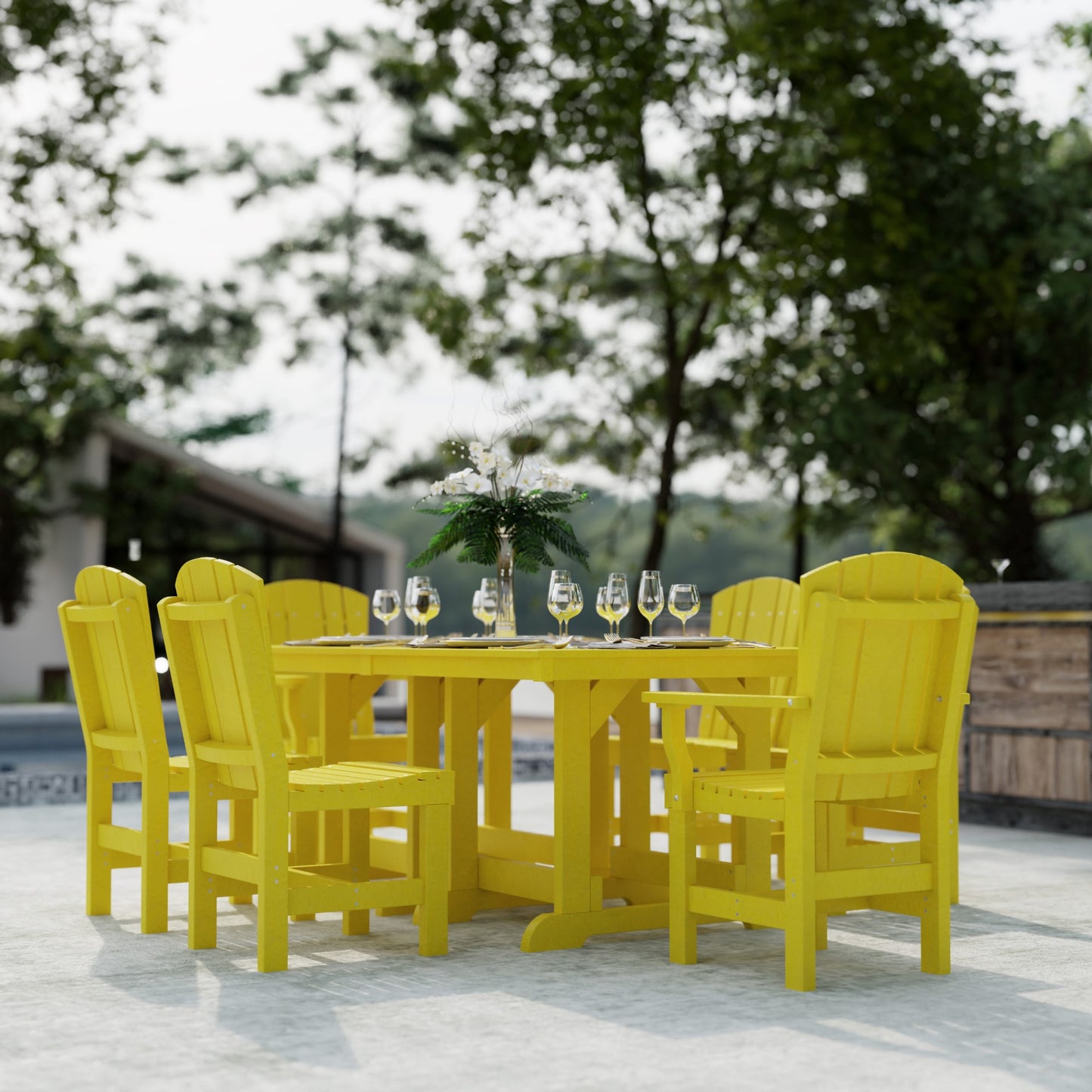 Wildridge Heritage 7-Piece 44”x72” Table Dining Set - LEAD TIME TO SHIP 4 TO 6 WEEKS