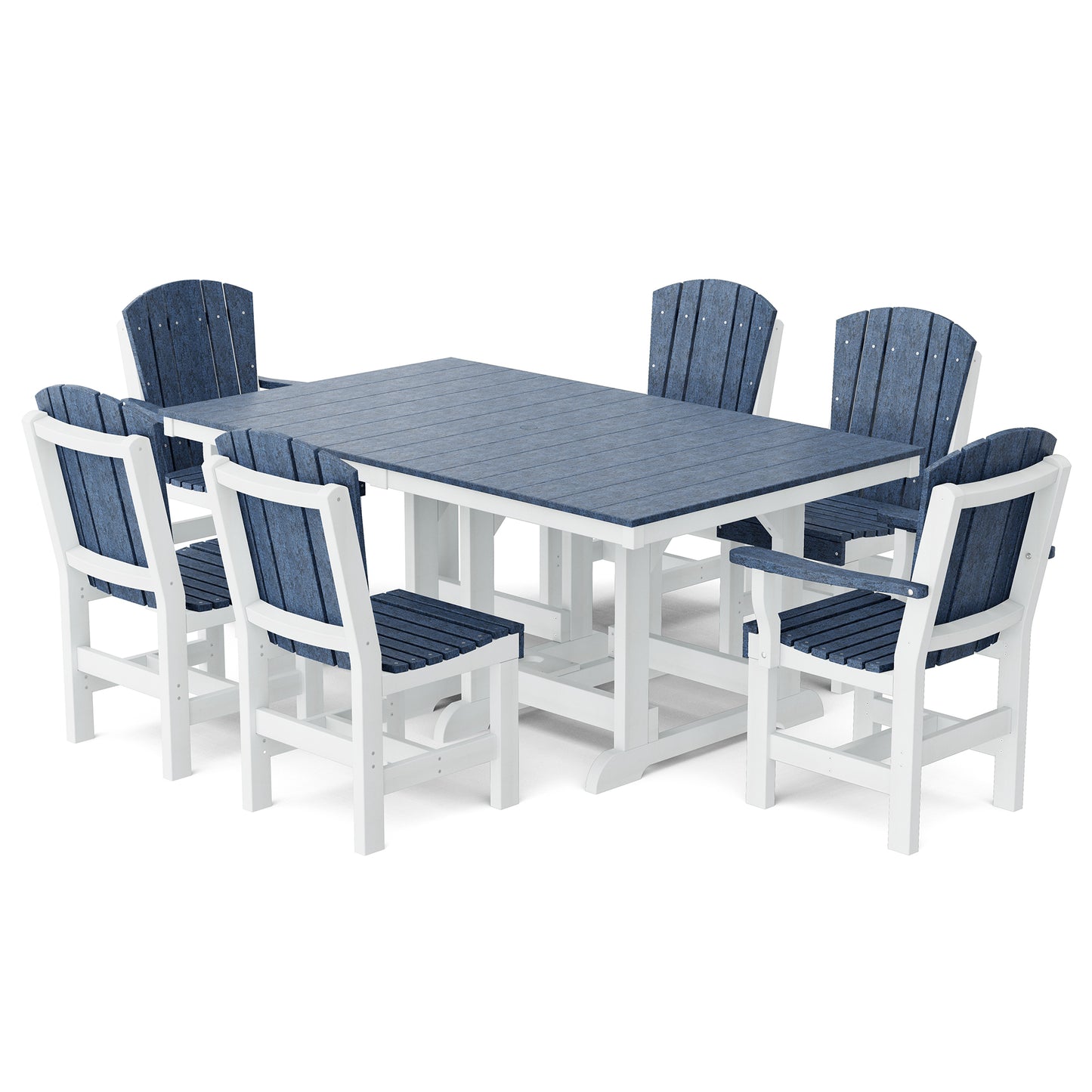 Wildridge Heritage 7-Piece 44”x72” Table Dining Set - LEAD TIME TO SHIP 4 TO 6 WEEKS