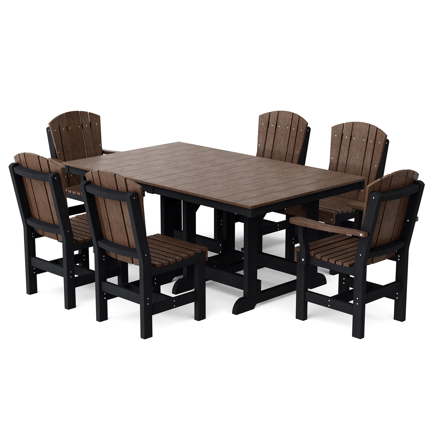 Wildridge Heritage 7-Piece 44”x72” Table Dining Set - LEAD TIME TO SHIP 4 TO 6 WEEKS