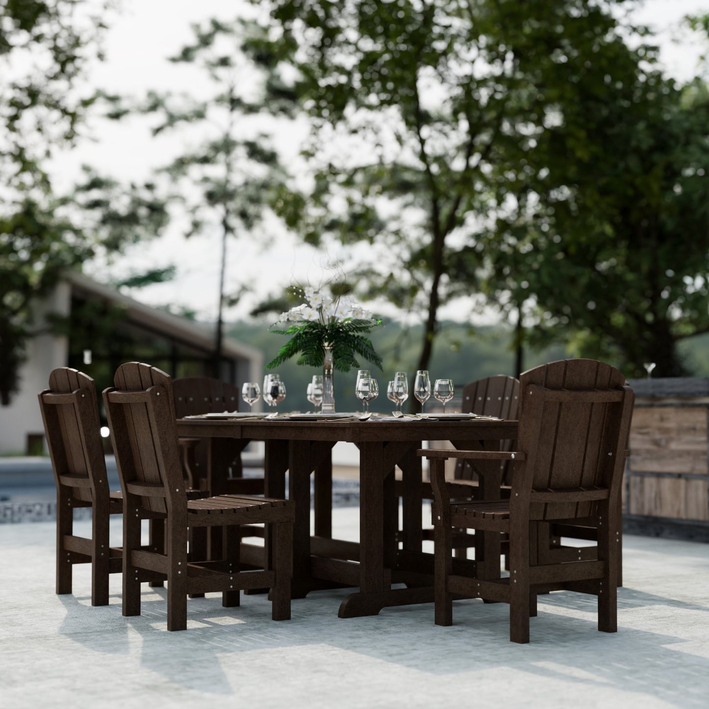 Wildridge Heritage 7-Piece 44”x72” Table Dining Set - LEAD TIME TO SHIP 4 TO 6 WEEKS