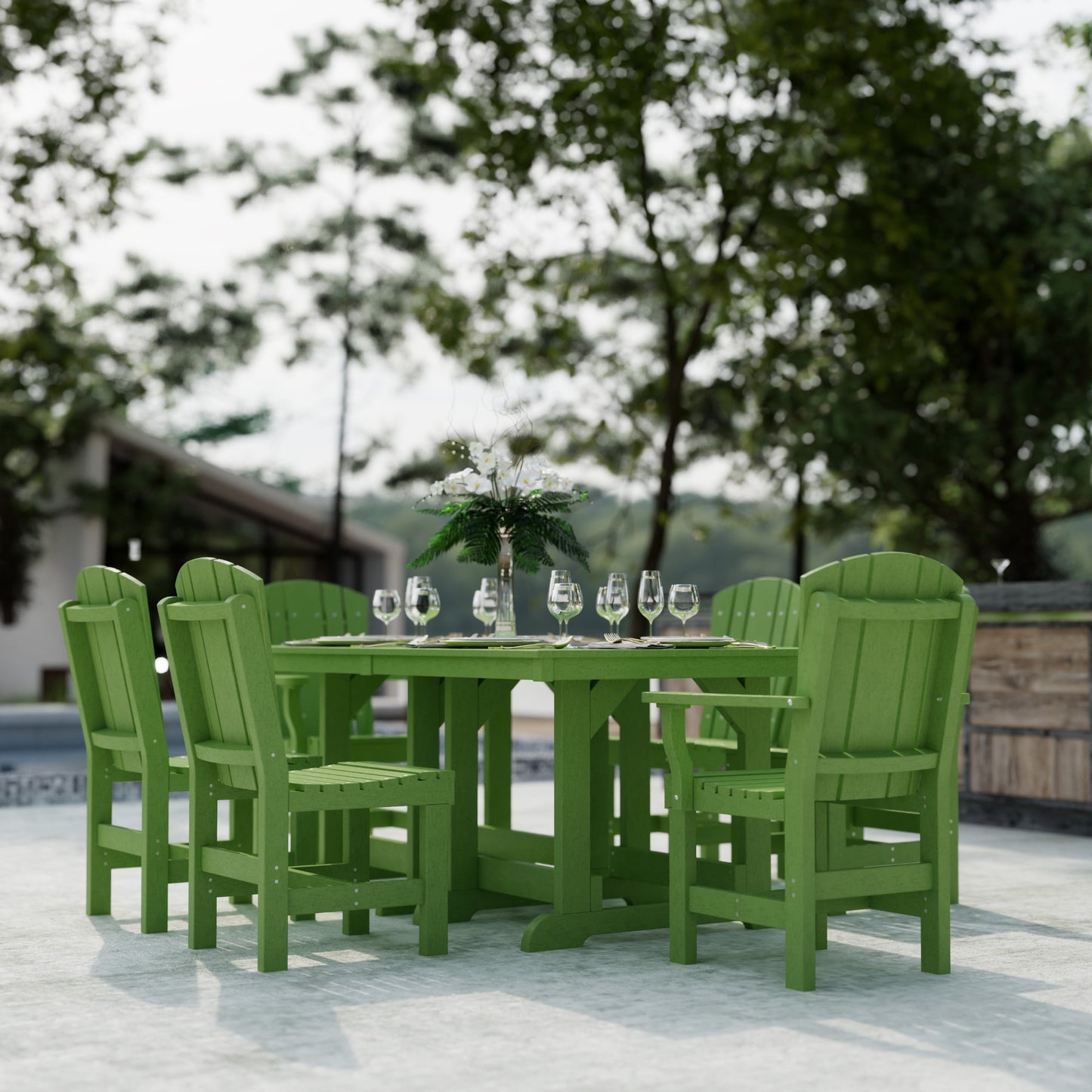 Wildridge Heritage 7-Piece 44”x72” Table Dining Set - LEAD TIME TO SHIP 4 TO 6 WEEKS
