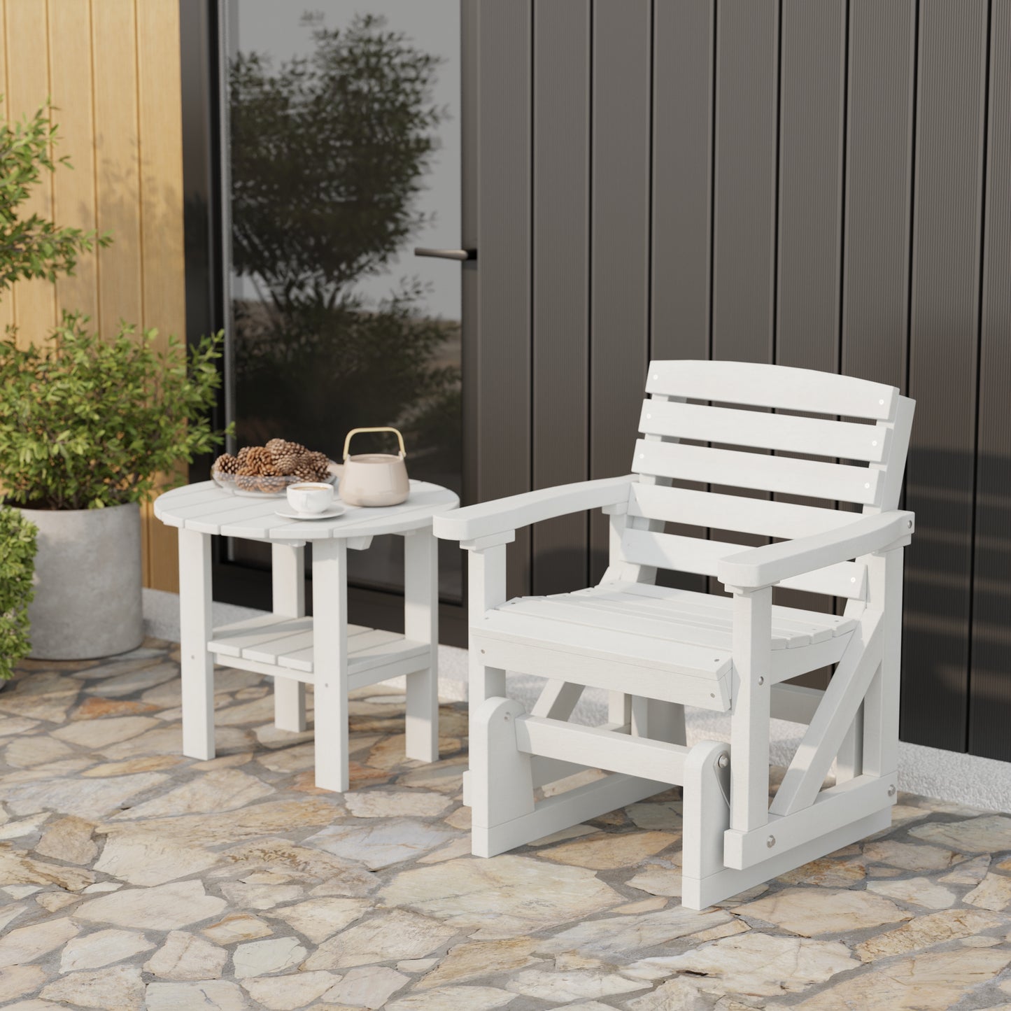 Wildridge Classic Single Glider Chair - LEAD TIME TO SHIP 4 TO 6 WEEKS