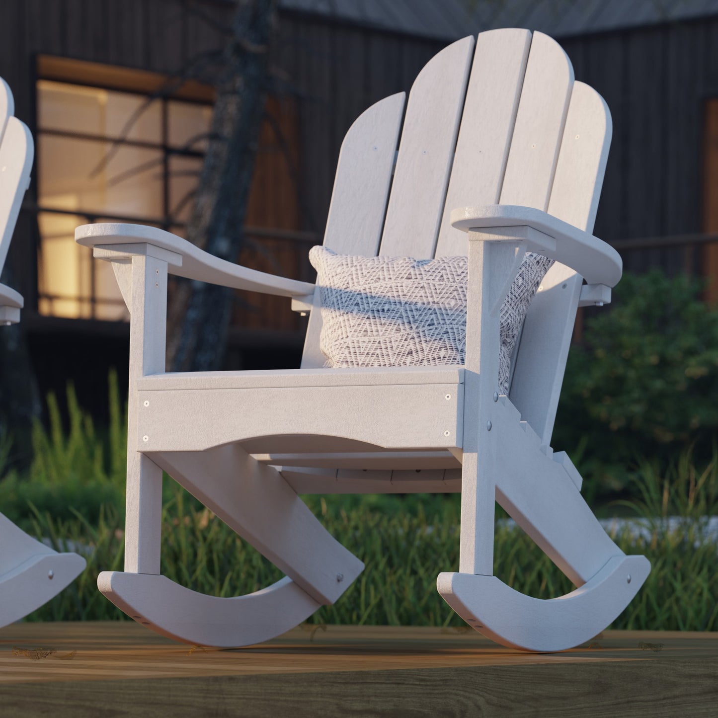 Wildridge Classic Adirondack Rocking Chair - LEAD TIME TO SHIP 4 TO 6 WEEKS