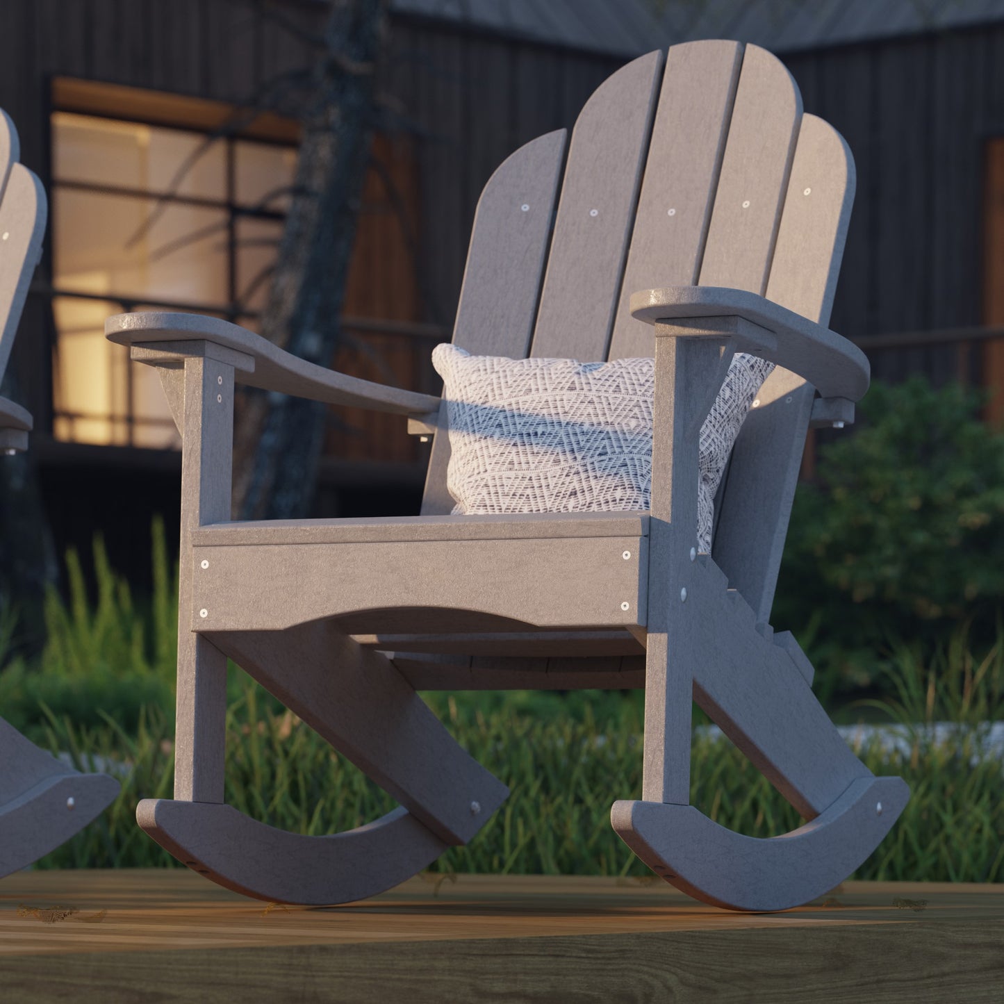 Wildridge Classic Adirondack Rocking Chair - LEAD TIME TO SHIP 4 TO 6 WEEKS