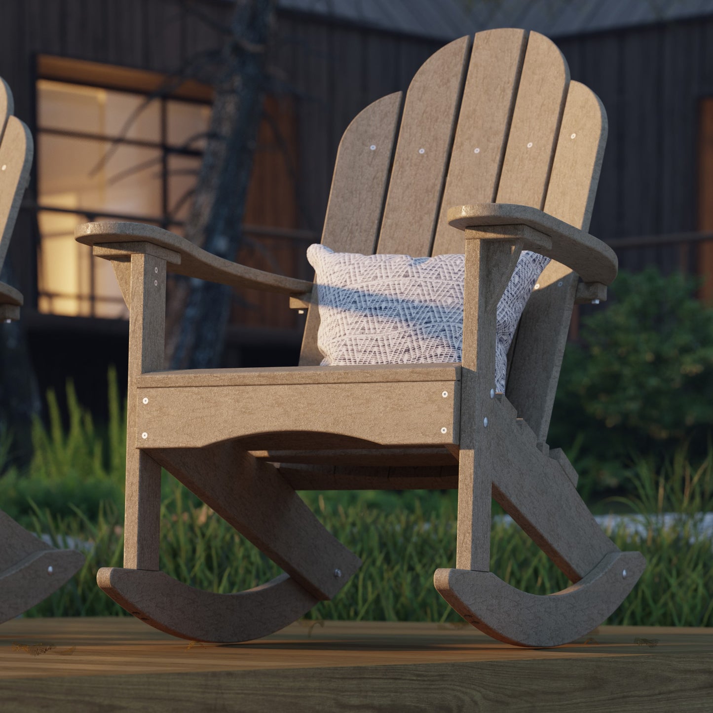 Wildridge Classic Adirondack Rocking Chair - LEAD TIME TO SHIP 4 TO 6 WEEKS