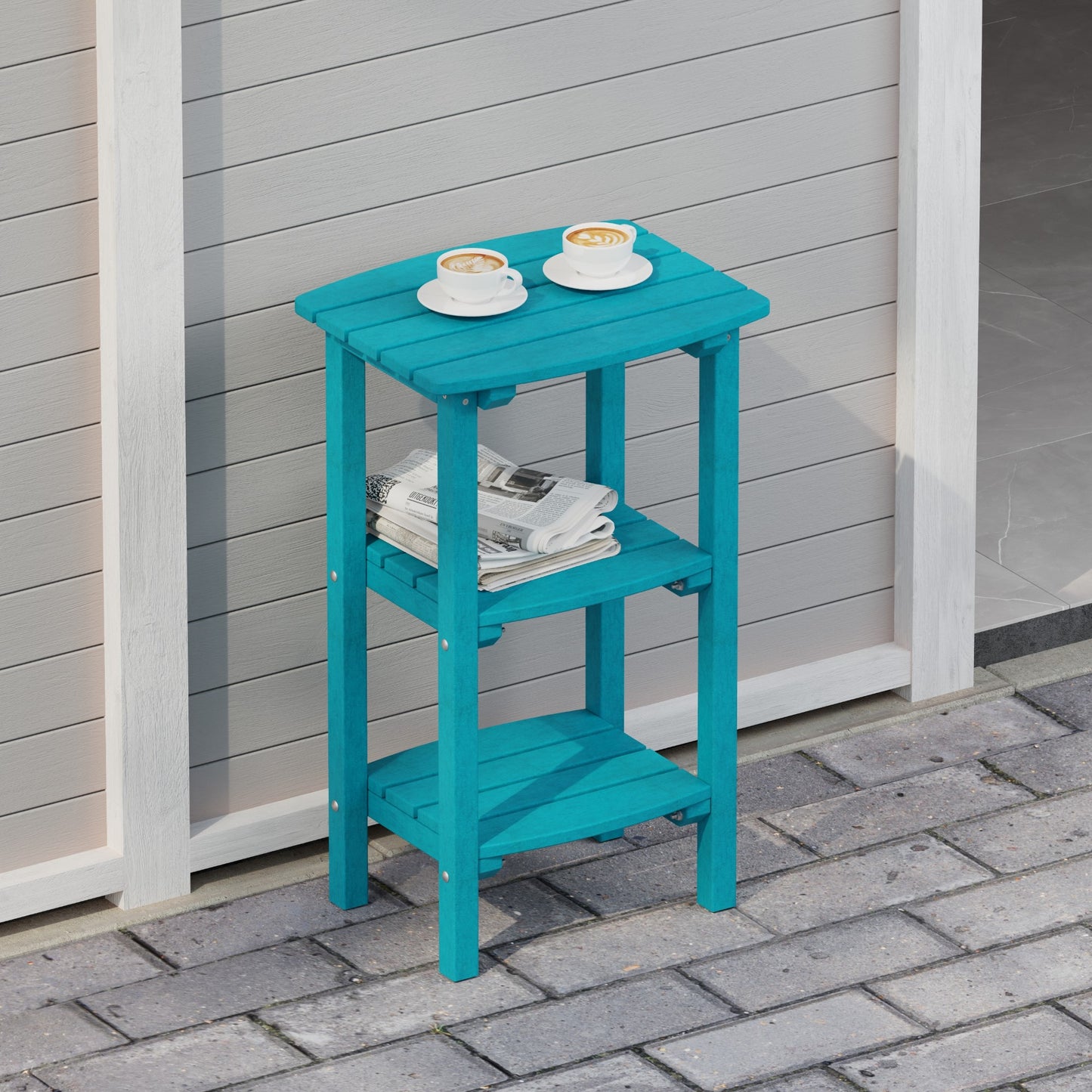 Wildridge Classic 3 Shelf Side Table (COUNTER HEIGHT) - LEAD TIME TO SHIP 4 TO 6 WEEKS
