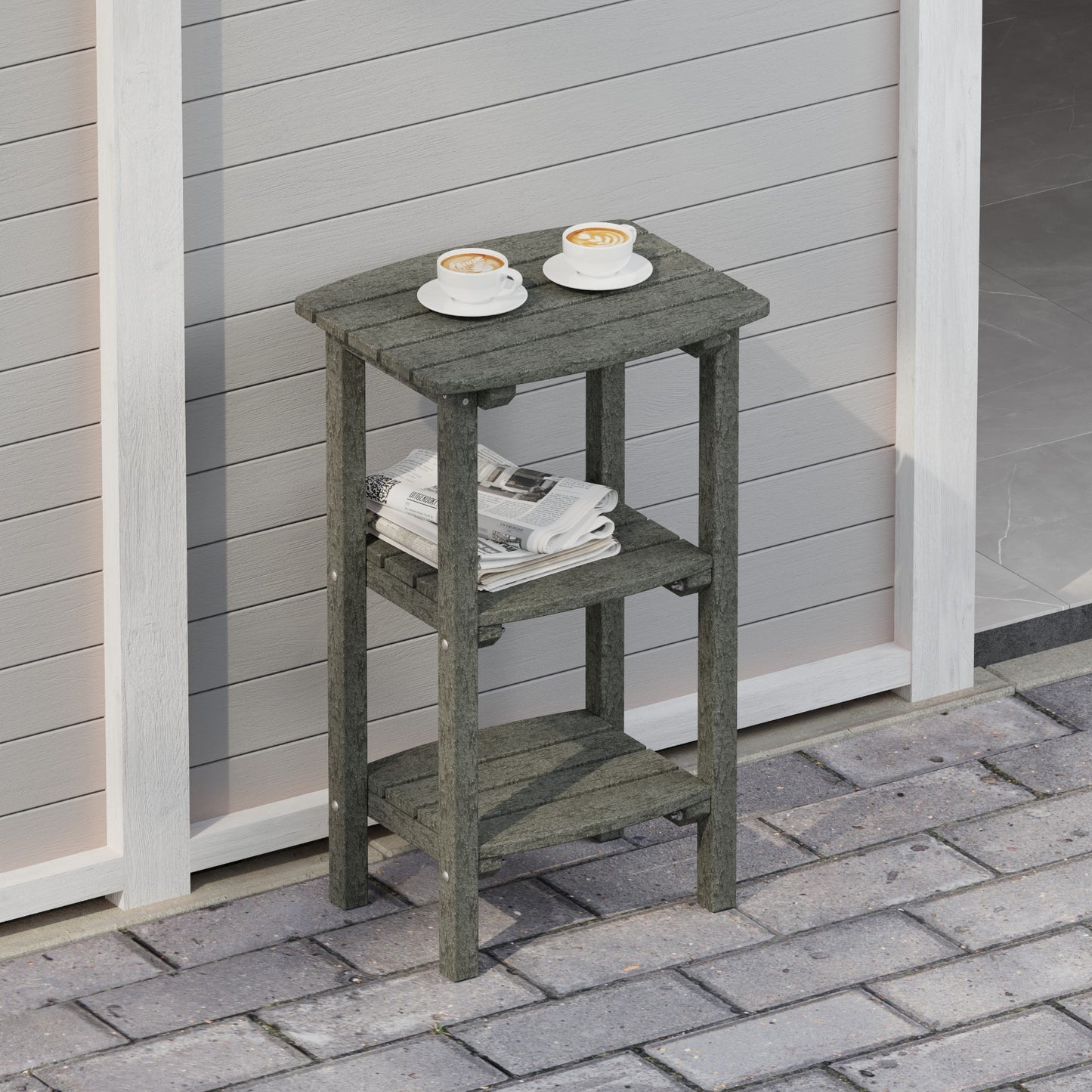 Wildridge Classic 3 Shelf Side Table (COUNTER HEIGHT) - LEAD TIME TO SHIP 4 TO 6 WEEKS