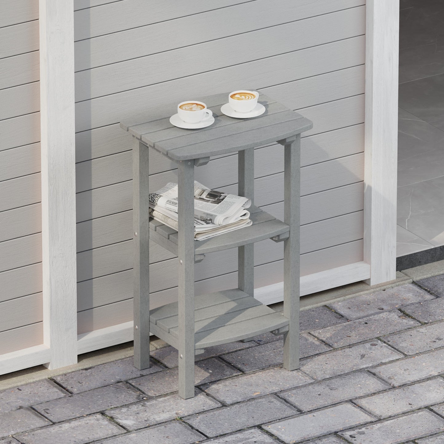Wildridge Classic 3 Shelf Side Table (COUNTER HEIGHT) - LEAD TIME TO SHIP 4 TO 6 WEEKS
