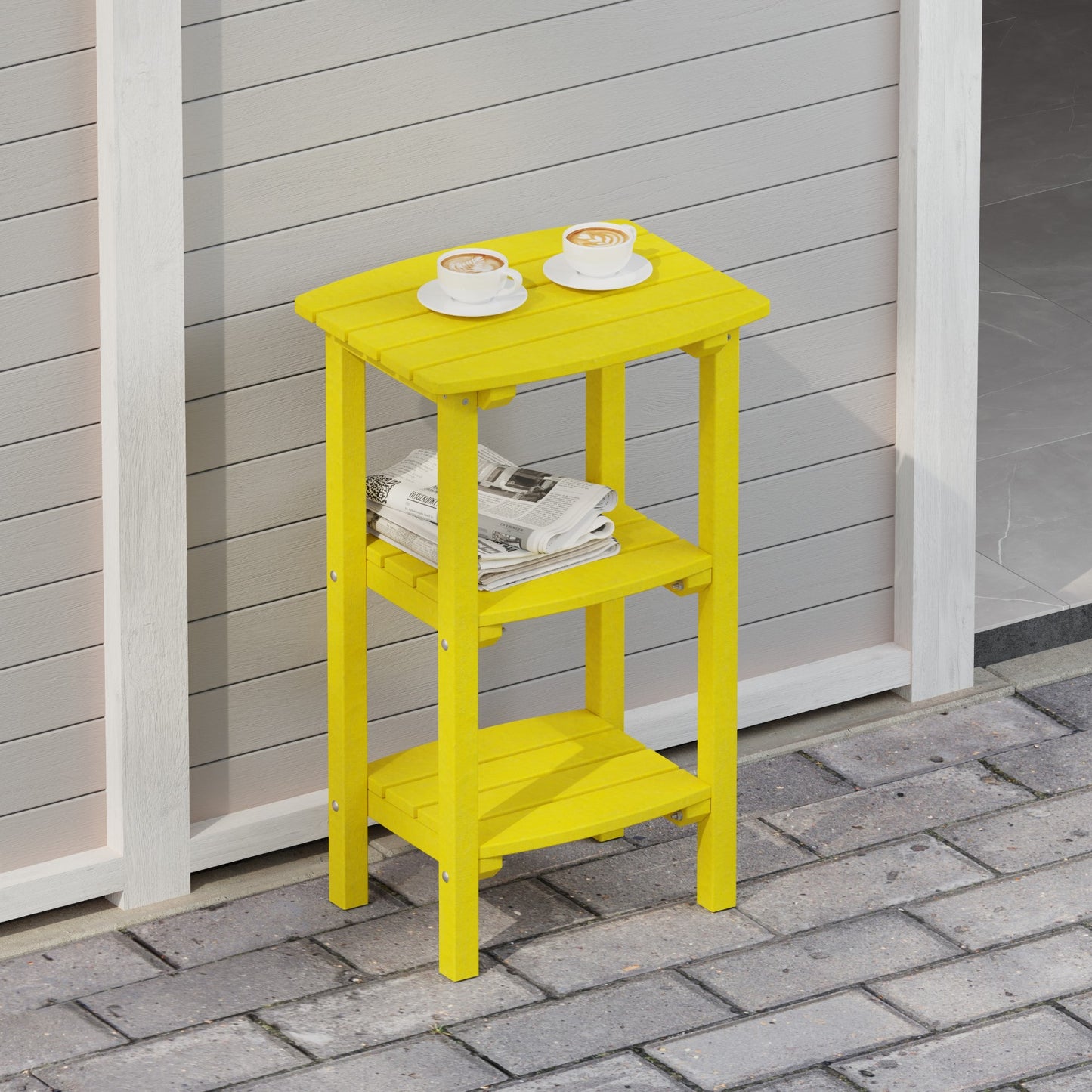 Wildridge Classic 3 Shelf Side Table (COUNTER HEIGHT) - LEAD TIME TO SHIP 4 TO 6 WEEKS
