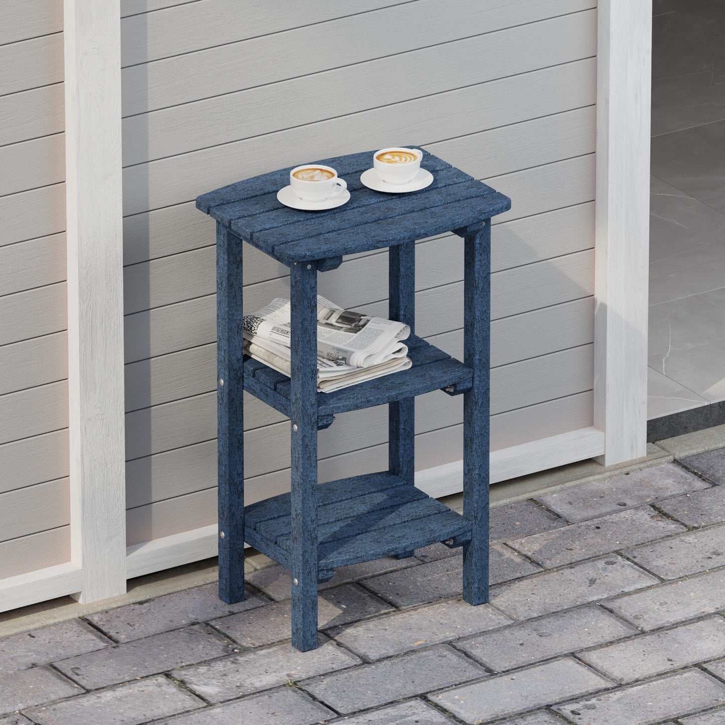Wildridge Classic 3 Shelf Side Table (COUNTER HEIGHT) - LEAD TIME TO SHIP 4 TO 6 WEEKS