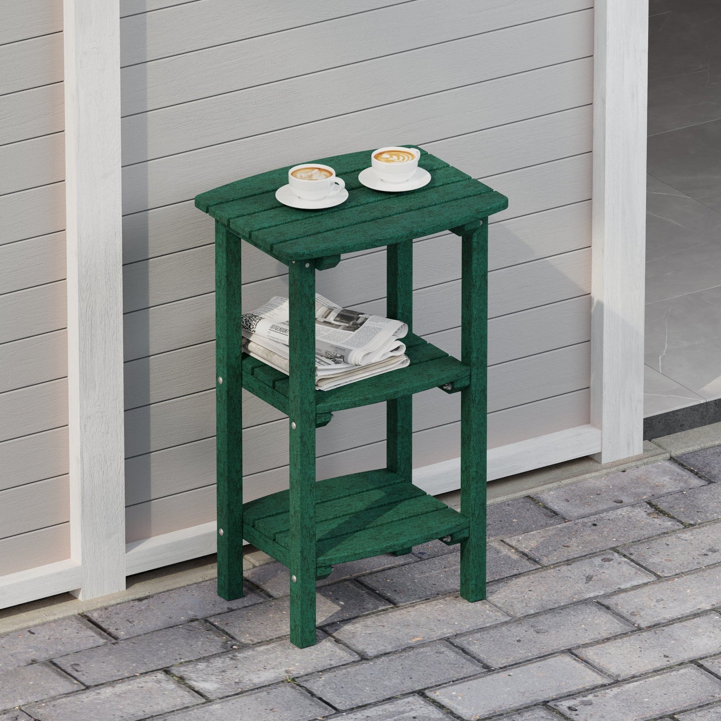 Wildridge Classic 3 Shelf Side Table (COUNTER HEIGHT) - LEAD TIME TO SHIP 4 TO 6 WEEKS