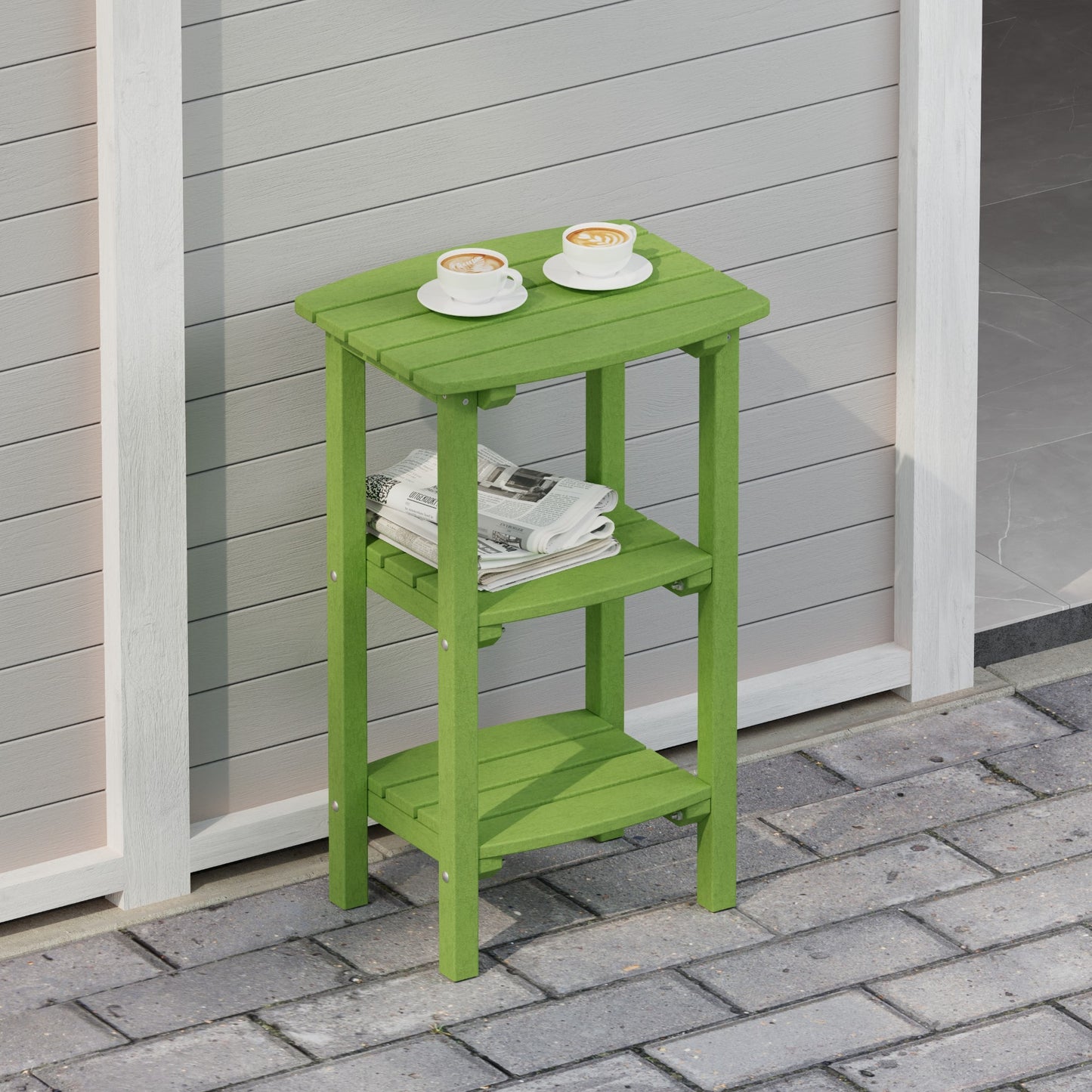 Wildridge Classic 3 Shelf Side Table (COUNTER HEIGHT) - LEAD TIME TO SHIP 4 TO 6 WEEKS