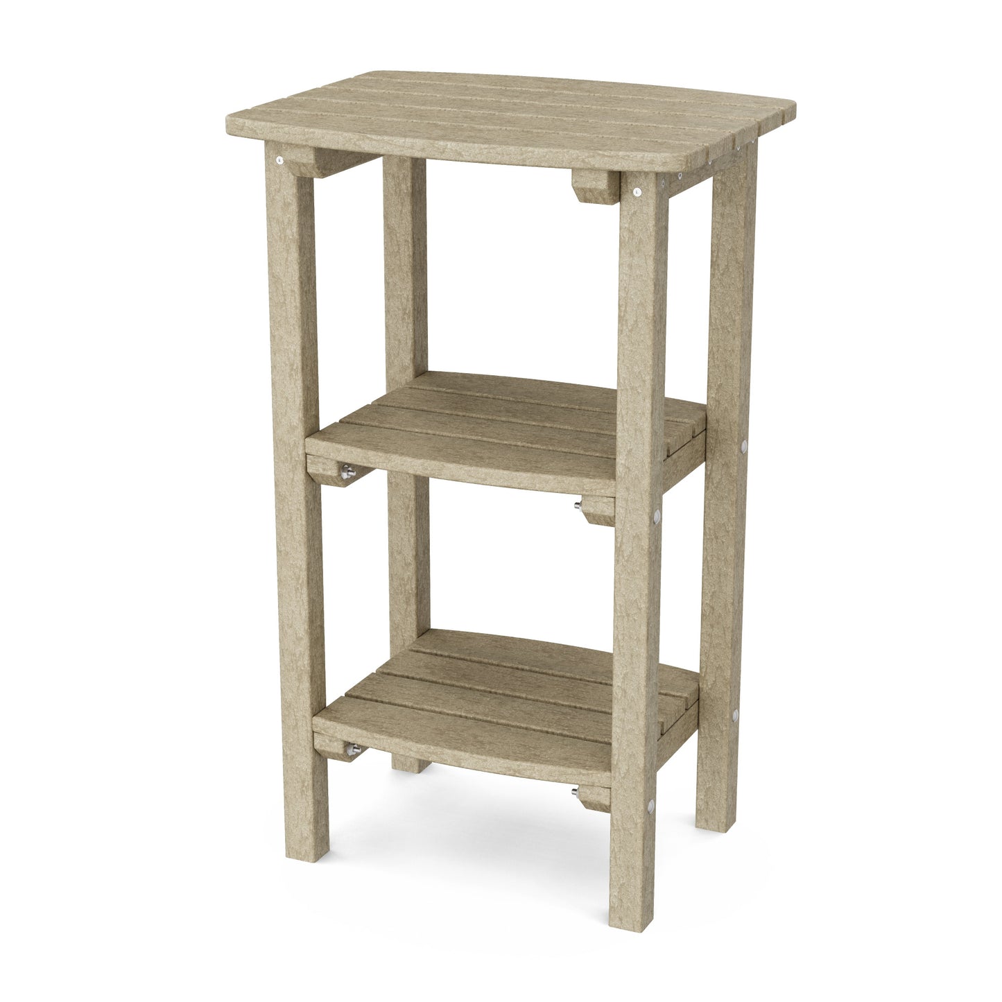 Wildridge Classic 3 Shelf Side Table (COUNTER HEIGHT) - LEAD TIME TO SHIP 4 TO 6 WEEKS