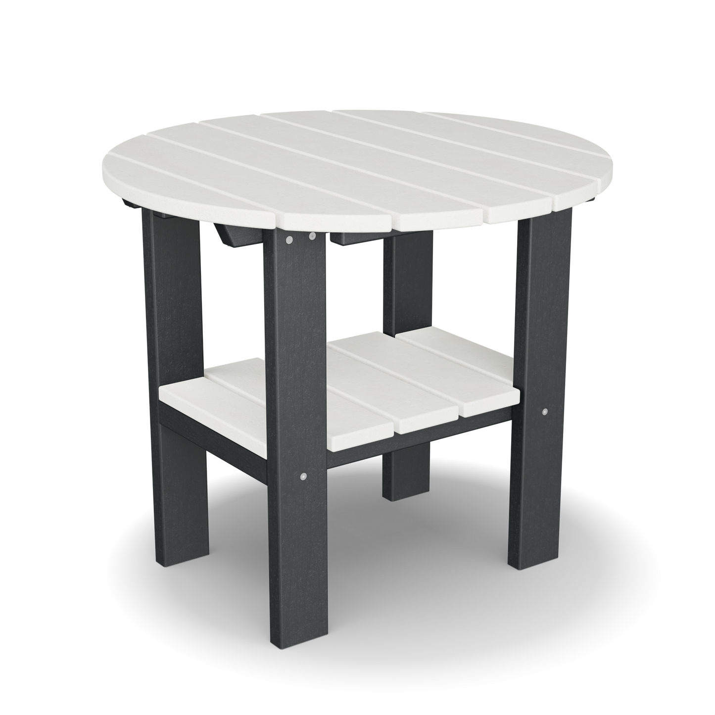 Wildridge Recycled Plastic Classic Round Side Table - LEAD TIME TO SHIP 6 WEEKS OR LESS