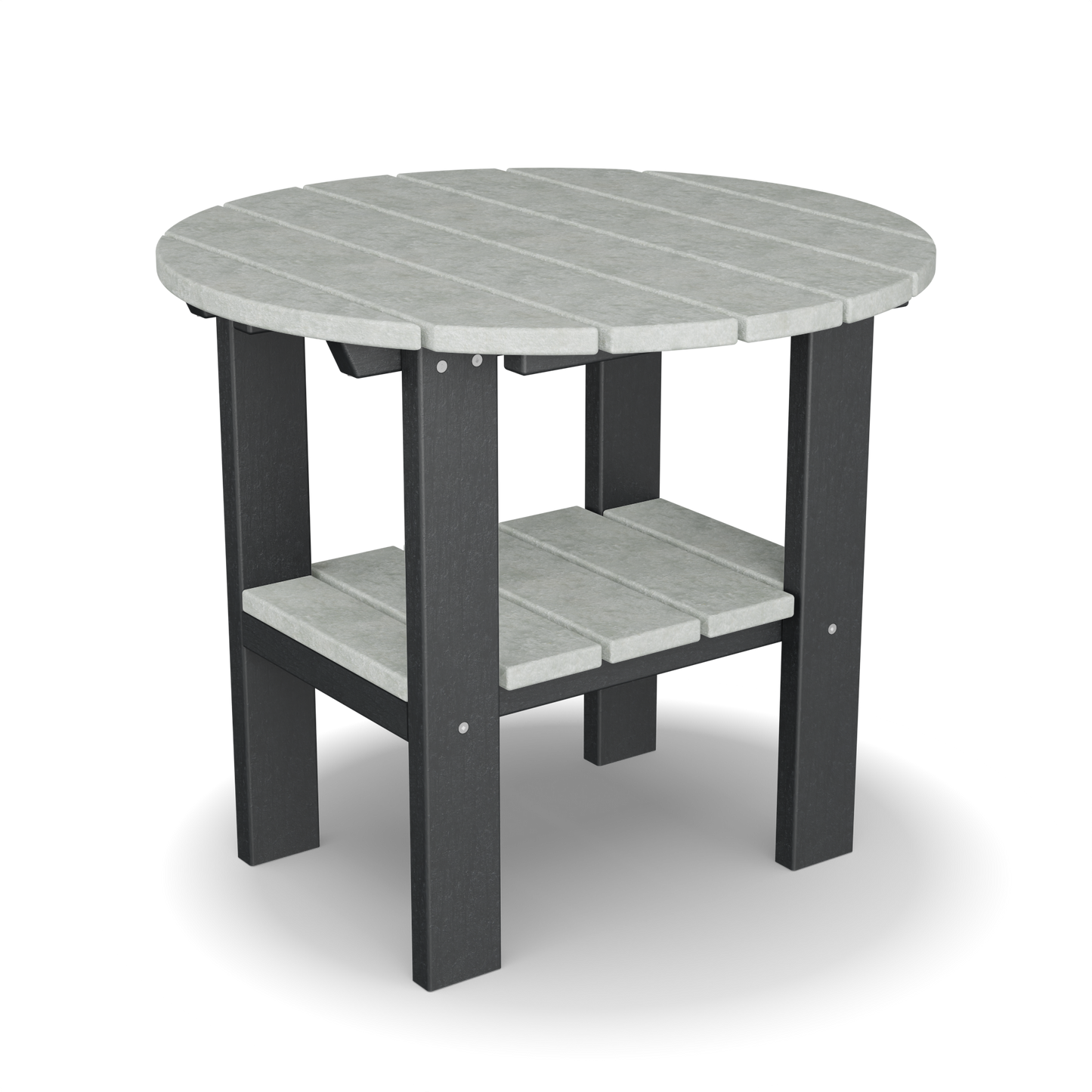 Wildridge Recycled Plastic Classic Round Side Table - LEAD TIME TO SHIP 6 WEEKS OR LESS