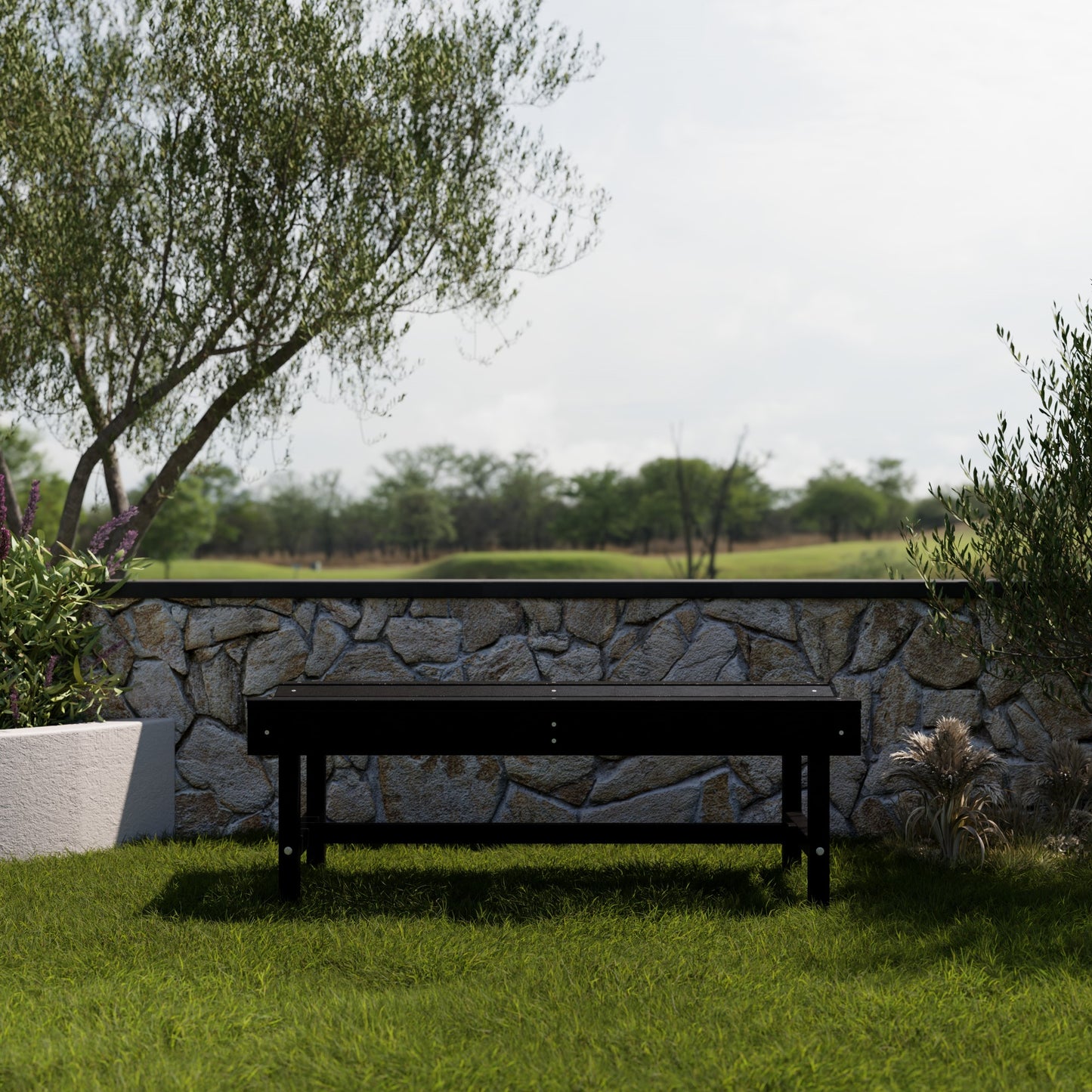 Wildridge Classic Vineyard Bench - LEAD TIME TO SHIP 4 TO 6 WEEKS
