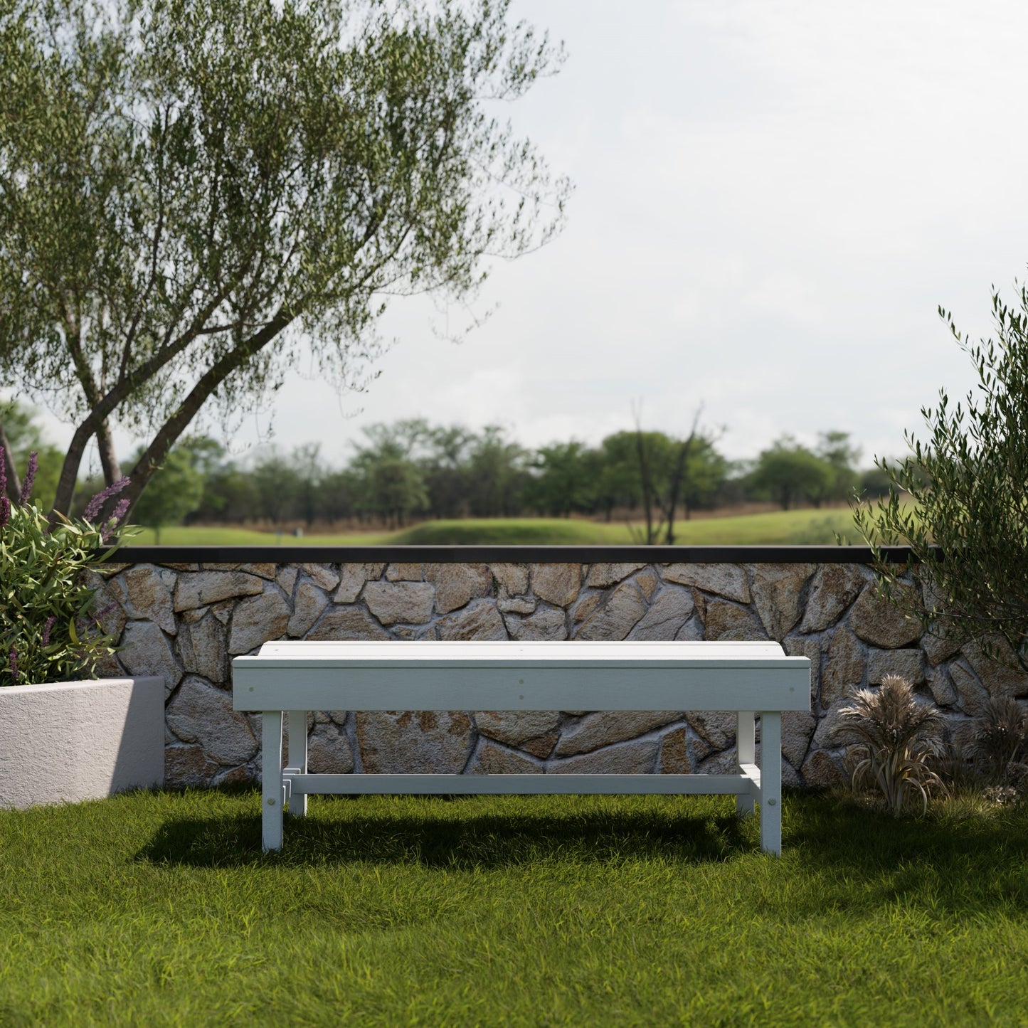 Wildridge Classic Vineyard Bench - LEAD TIME TO SHIP 4 TO 6 WEEKS
