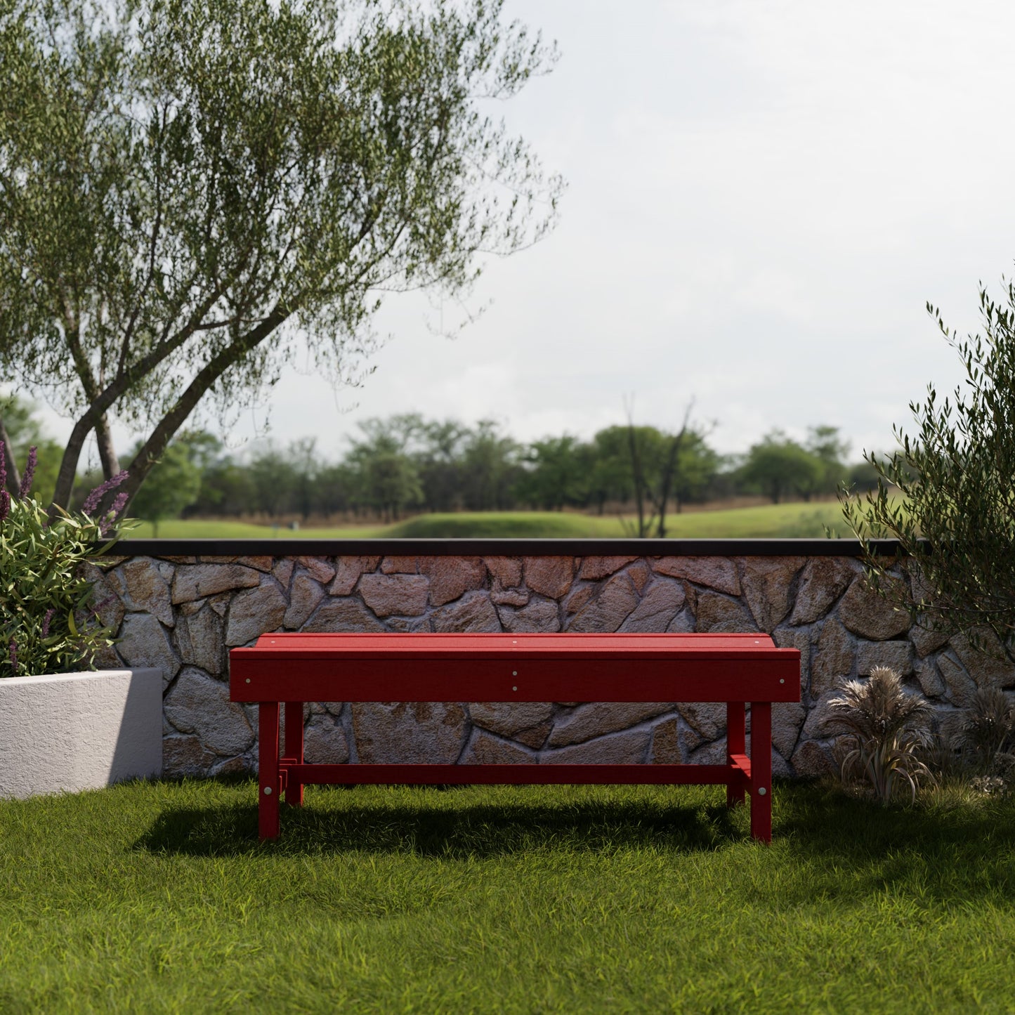 Wildridge Classic Vineyard Bench - LEAD TIME TO SHIP 4 TO 6 WEEKS