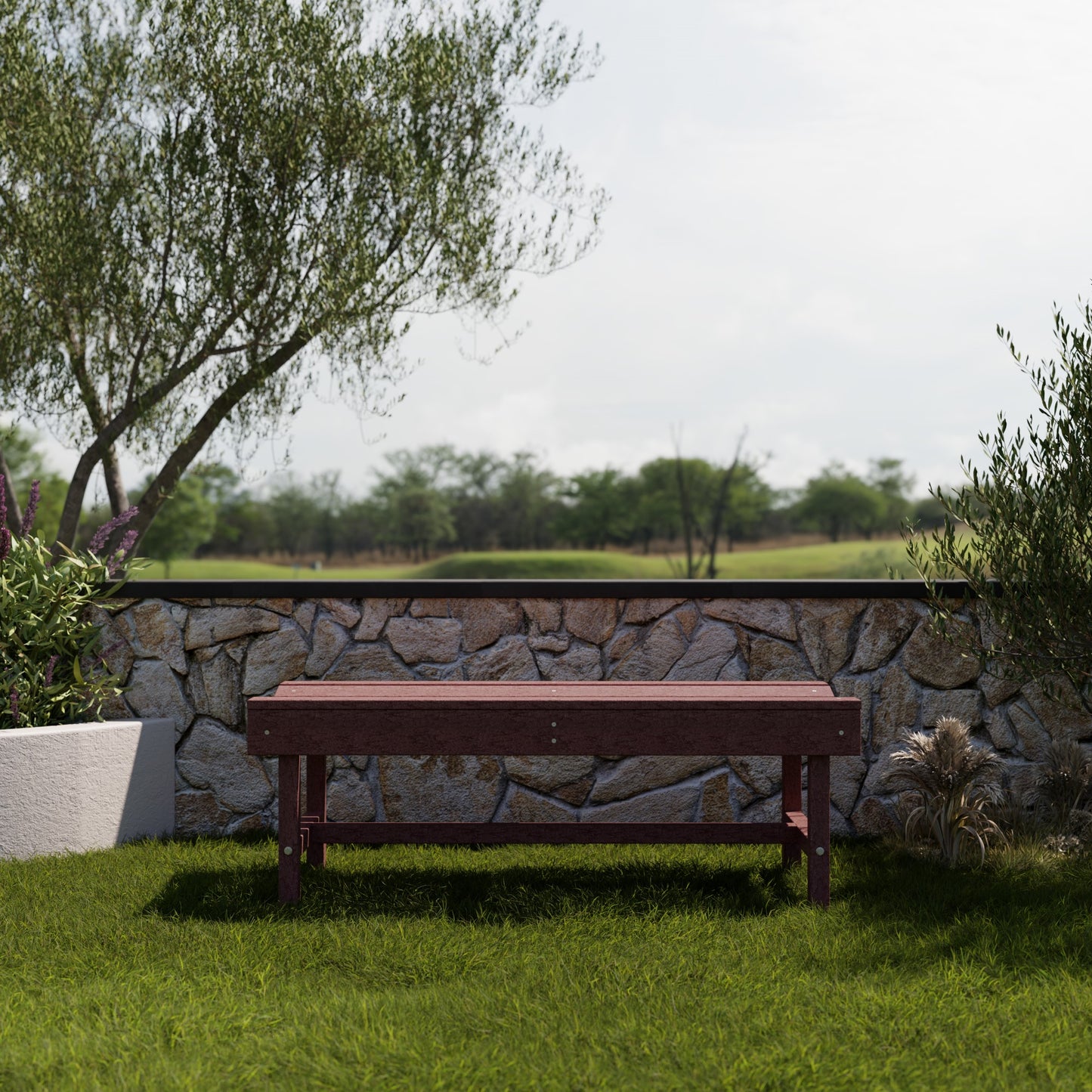 Wildridge Classic Vineyard Bench - LEAD TIME TO SHIP 4 TO 6 WEEKS