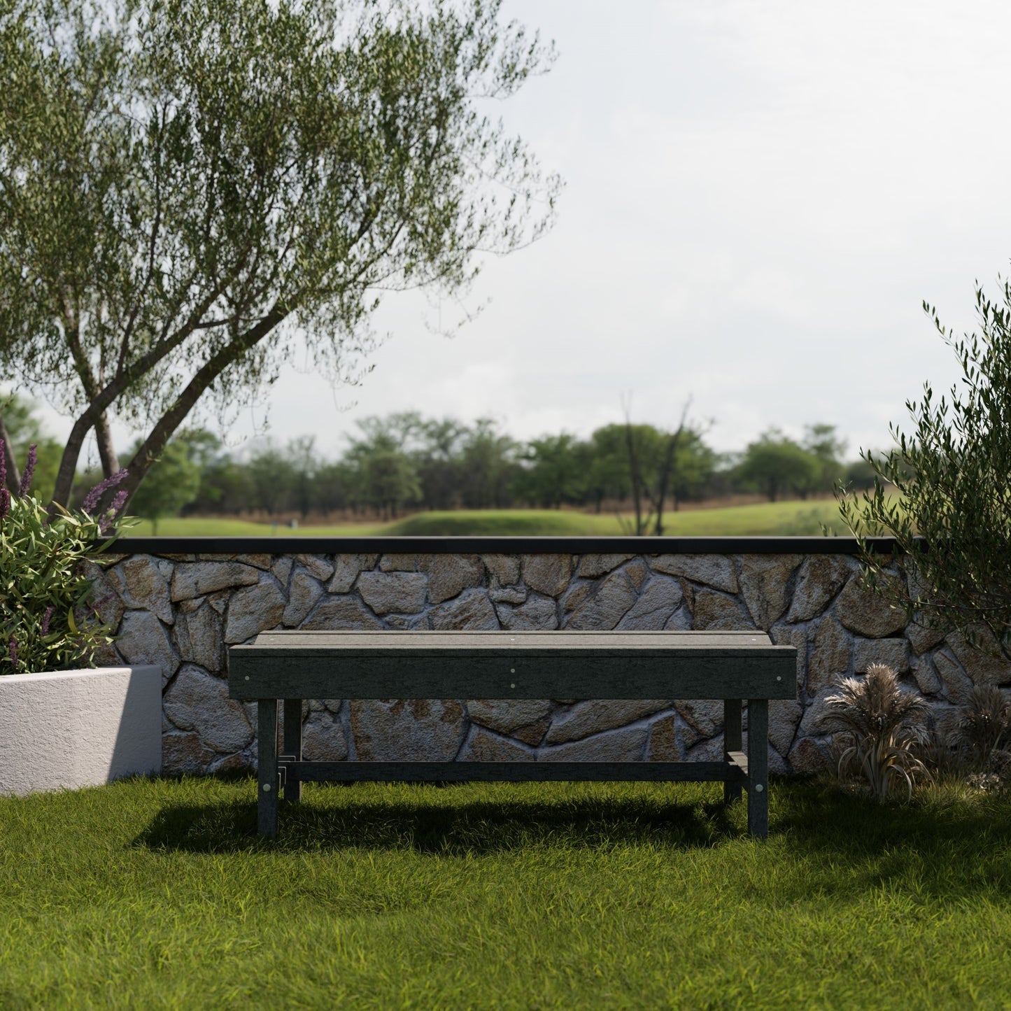 Wildridge Classic Vineyard Bench - LEAD TIME TO SHIP 4 TO 6 WEEKS