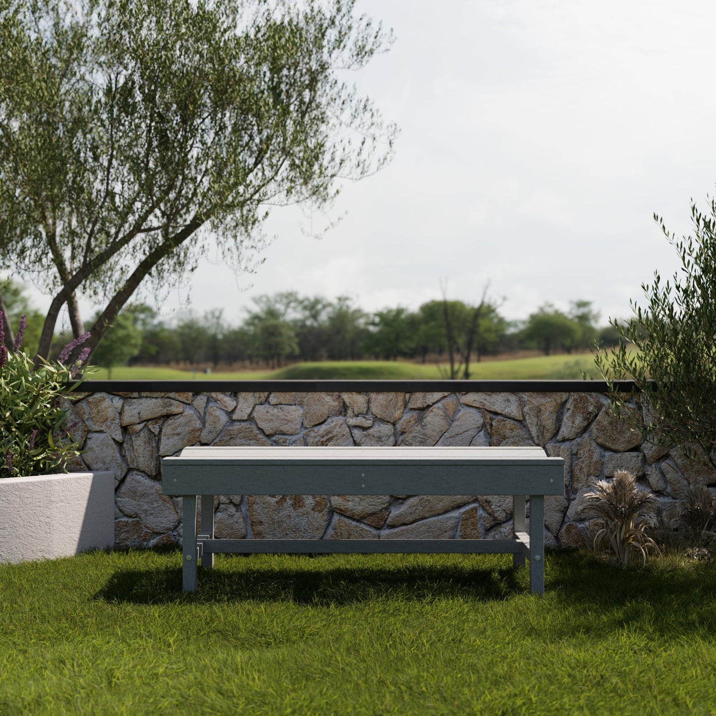 Wildridge Classic Vineyard Bench - LEAD TIME TO SHIP 4 TO 6 WEEKS