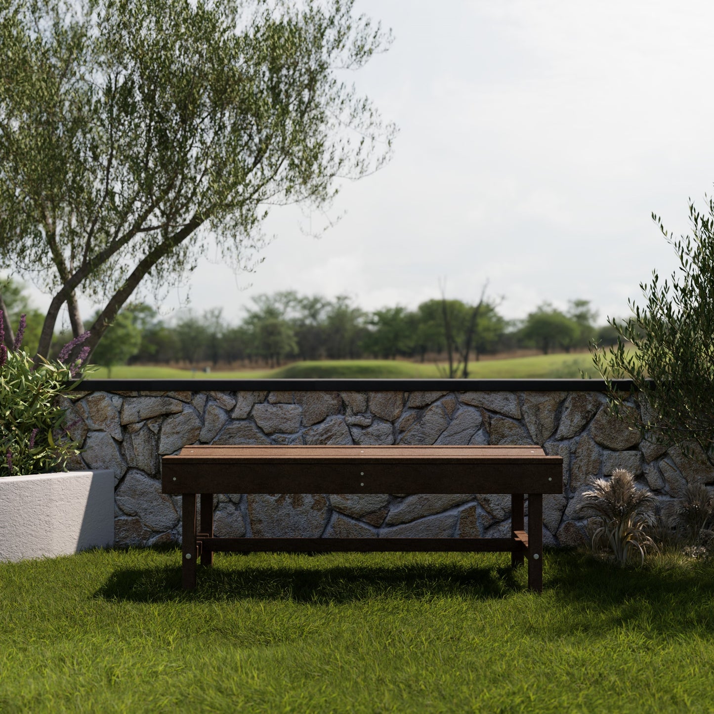 Wildridge Classic Vineyard Bench - LEAD TIME TO SHIP 4 TO 6 WEEKS