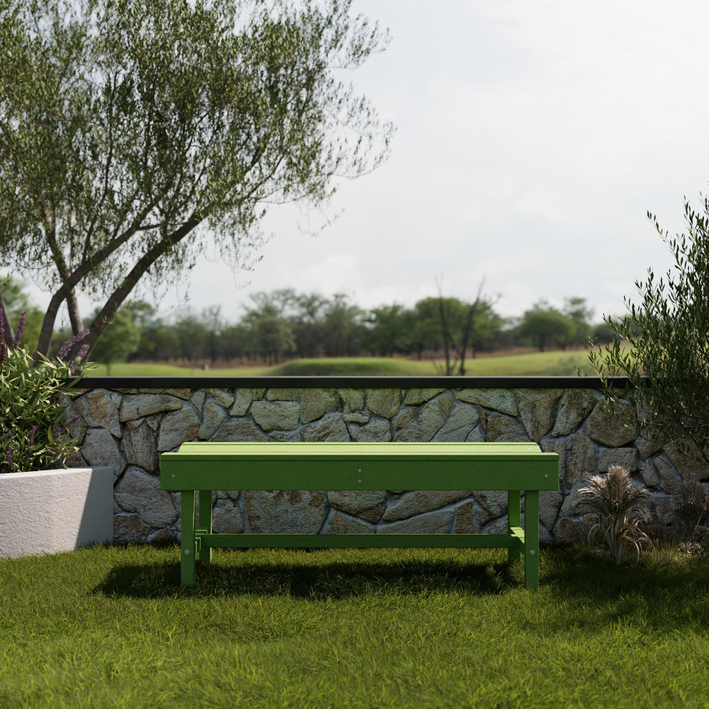 Wildridge Classic Vineyard Bench - LEAD TIME TO SHIP 4 TO 6 WEEKS