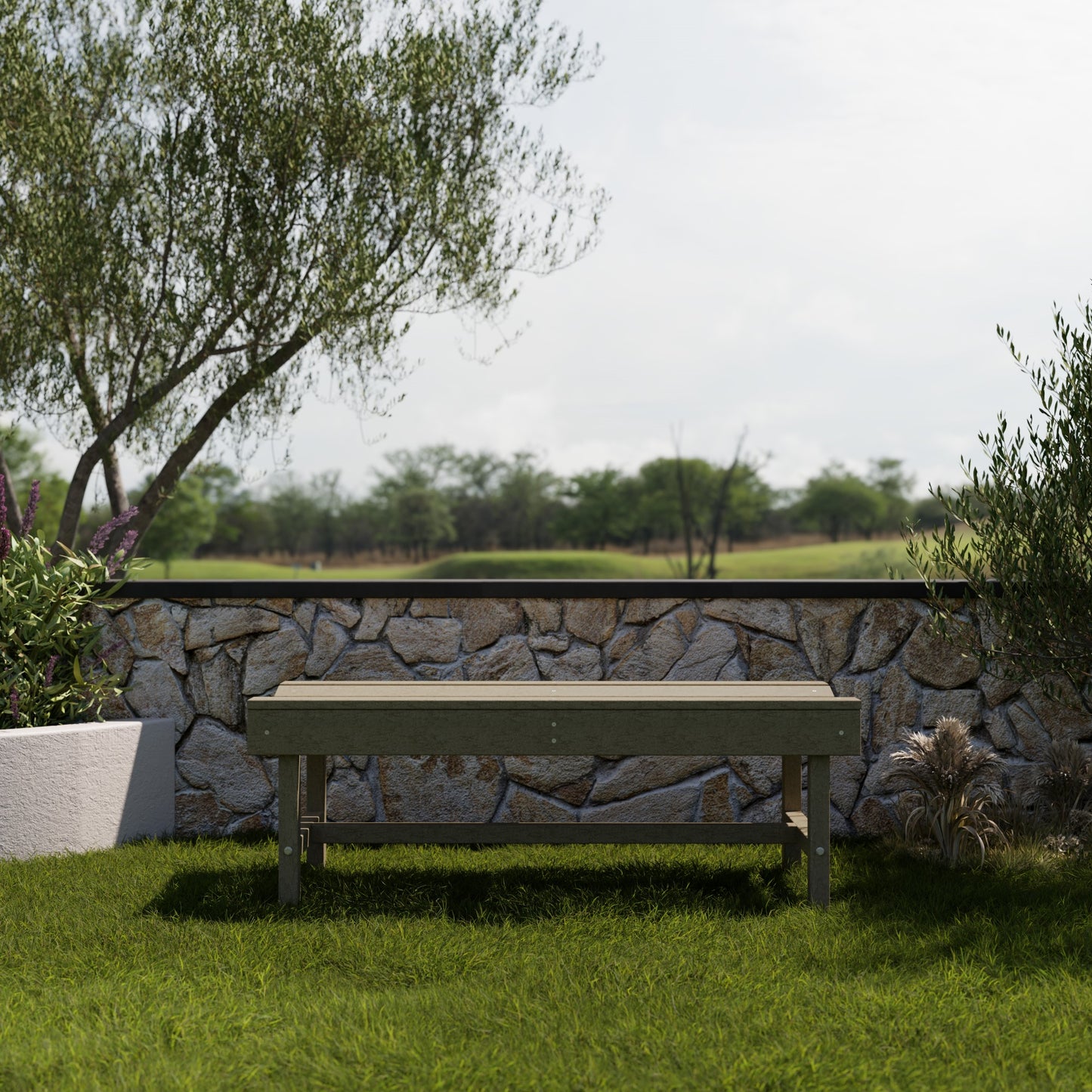 Wildridge Classic Vineyard Bench - LEAD TIME TO SHIP 4 TO 6 WEEKS