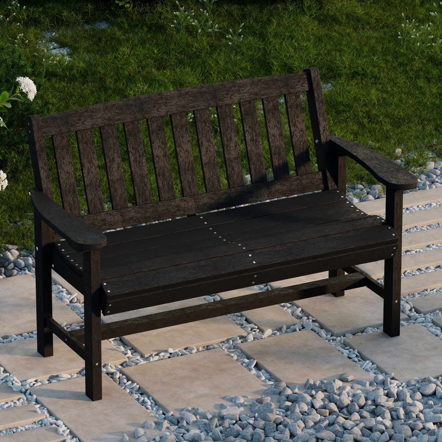 Wildridge Classic Mission Bench - LEAD TIME TO SHIP 10 BUSINESS DAYS OR LESS