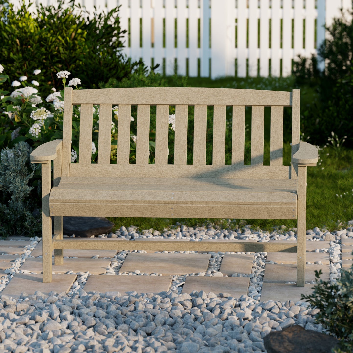 Wildridge Classic Mission Bench - LEAD TIME TO SHIP 10 BUSINESS DAYS OR LESS